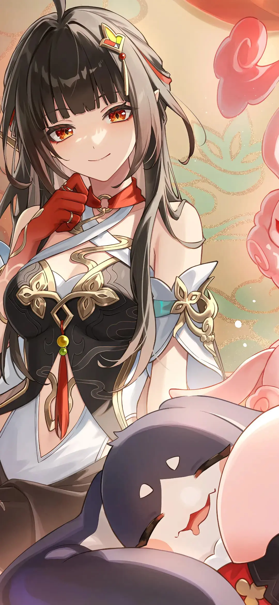【动漫壁纸】星穹铁道 灵砂 卡芙卡 鬼灭之刃 祢豆子 白发双马尾美少女 插画美图推荐 手机壁纸-第8张