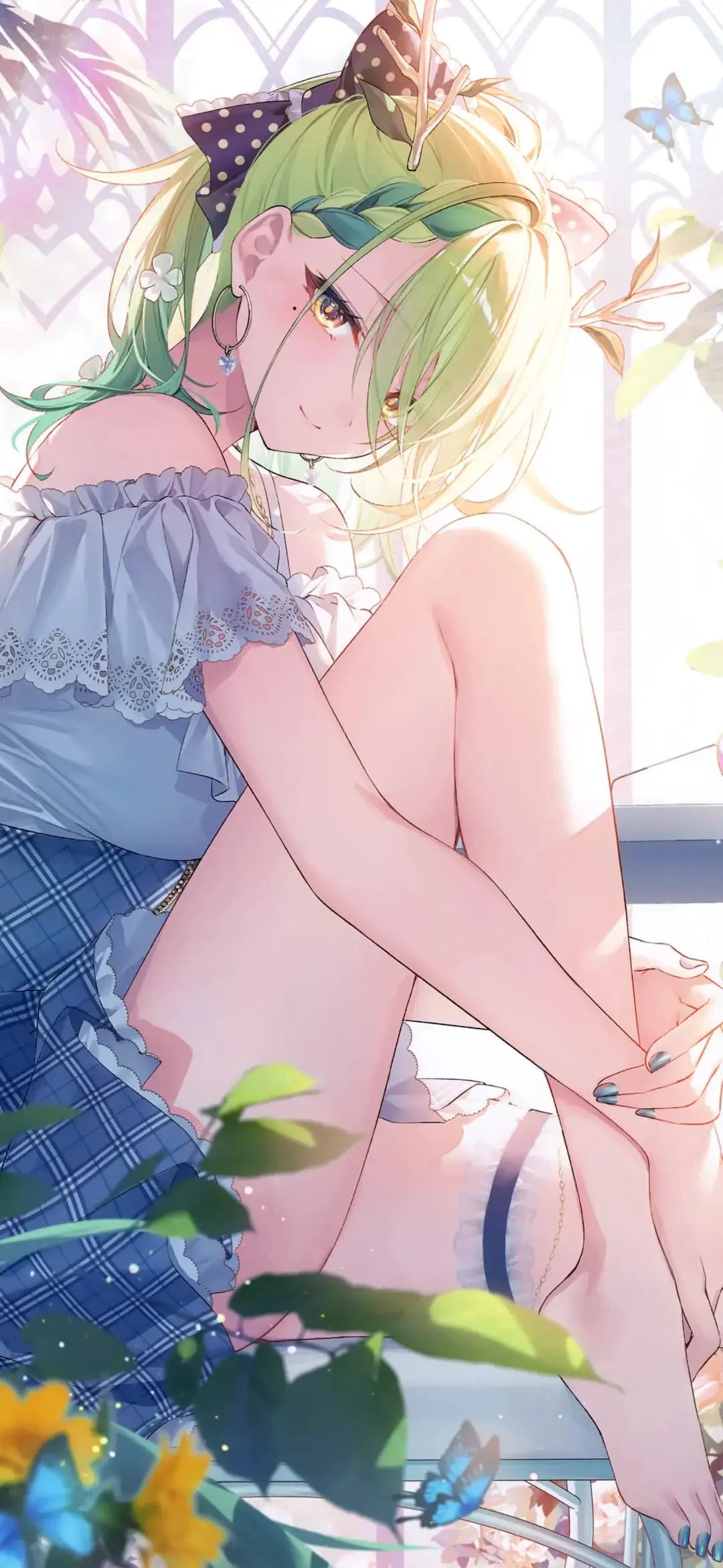 【动漫壁纸】碧蓝档案 早濑优香 仲正一花 妃咲 原神 芙宁娜 绝区零 艾莲乔 插画美图推荐 手机壁纸-第8张