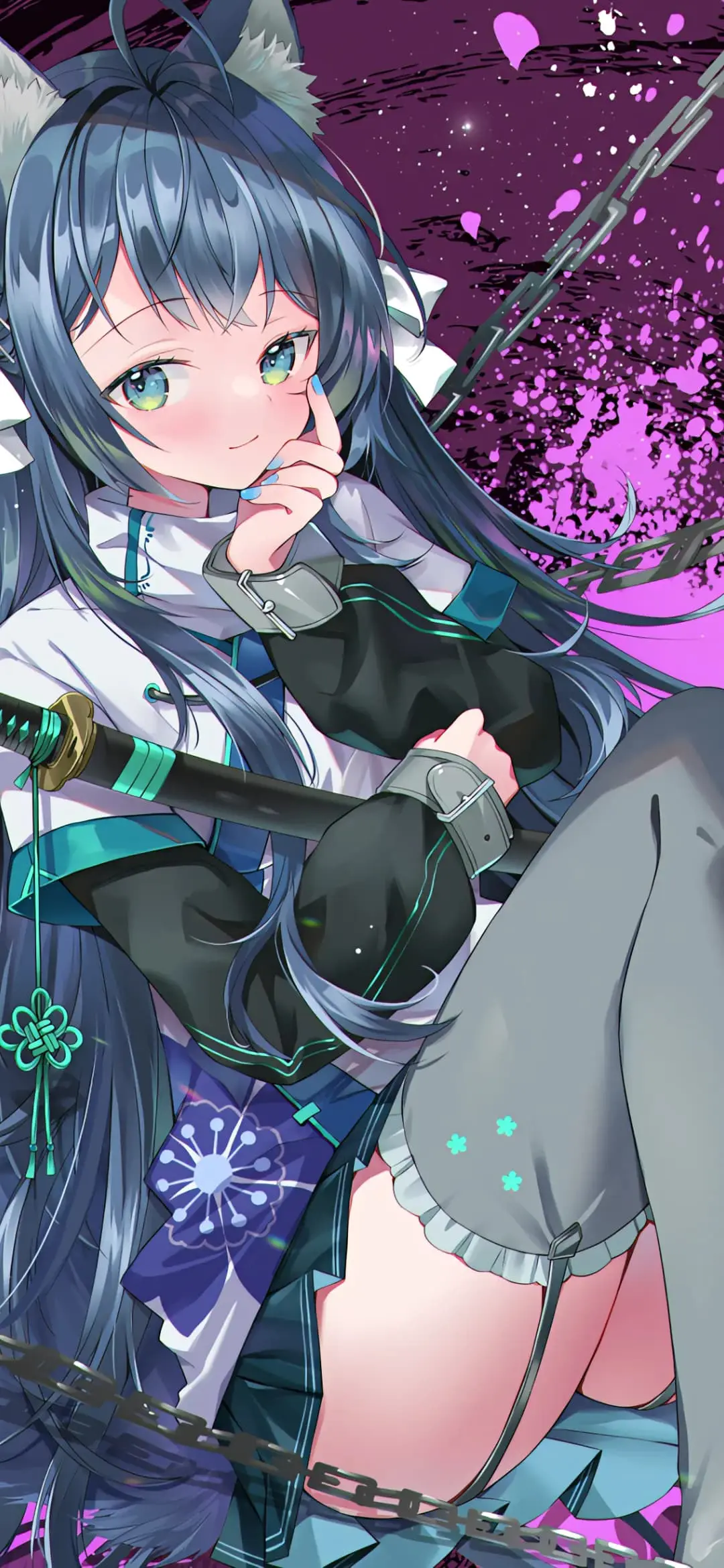 【动漫壁纸】崩坏3 瑟莉姆 绝区零 青衣 碧蓝档案 妃咲女仆装 星穹铁道 灵砂 原神 芙宁娜 插画美图推荐 手机壁纸-第10张