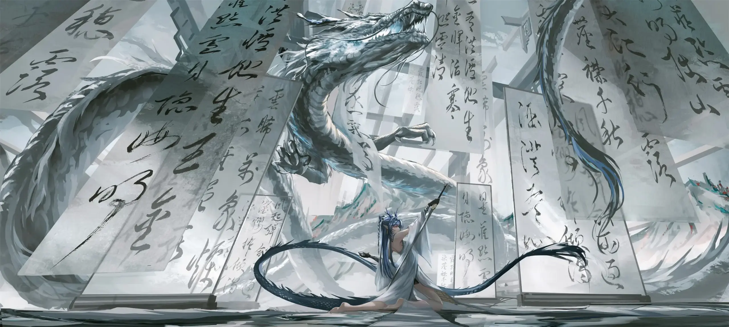 【动漫壁纸】崩坏3 瑟莉姆 绝区零 青衣 碧蓝档案 妃咲女仆装 星穹铁道 灵砂 原神 芙宁娜 插画美图推荐 手机壁纸-第15张
