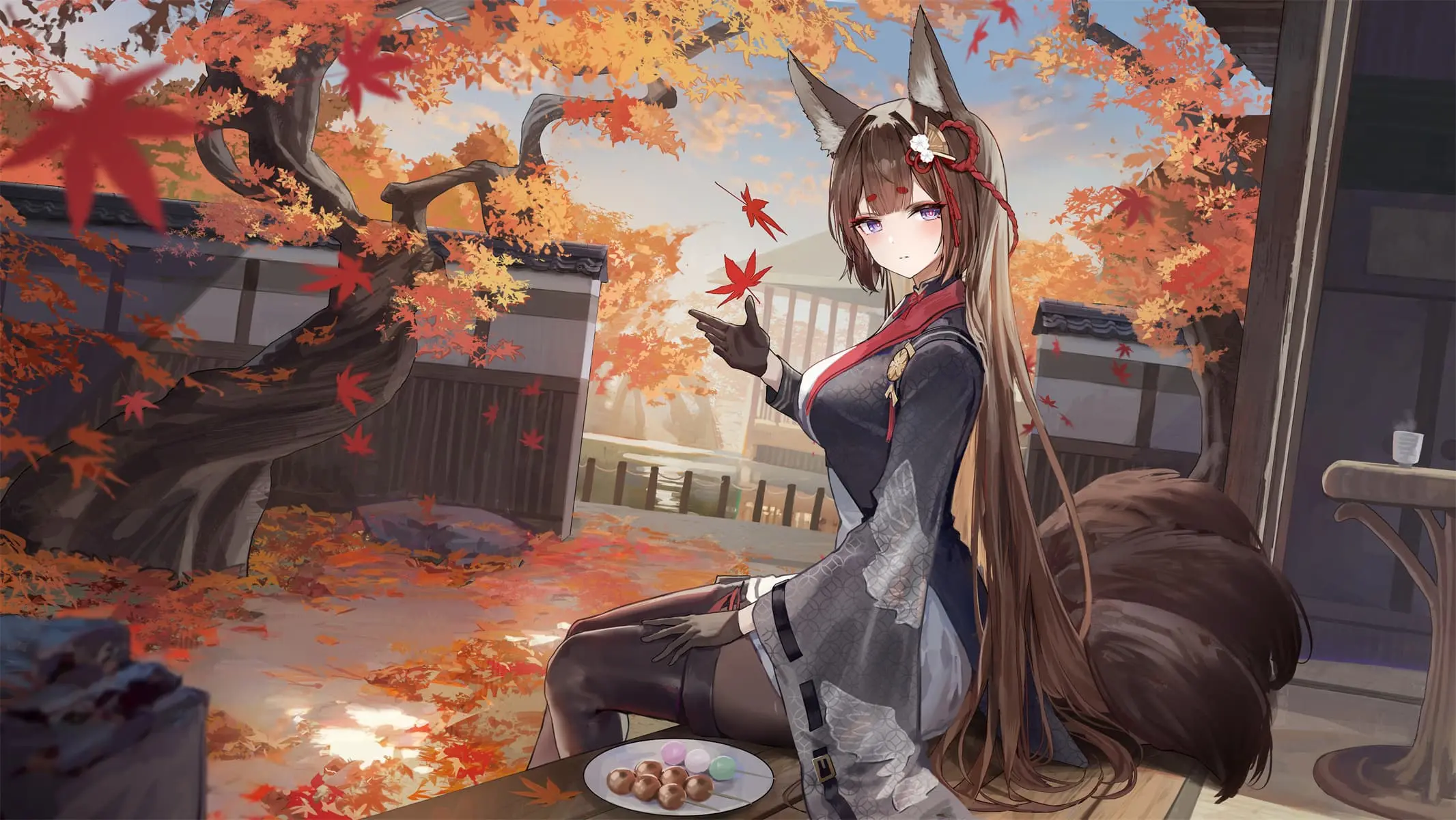 【动漫壁纸】崩坏3 瑟莉姆 绝区零 青衣 碧蓝档案 妃咲女仆装 星穹铁道 灵砂 原神 芙宁娜 插画美图推荐 手机壁纸-第18张