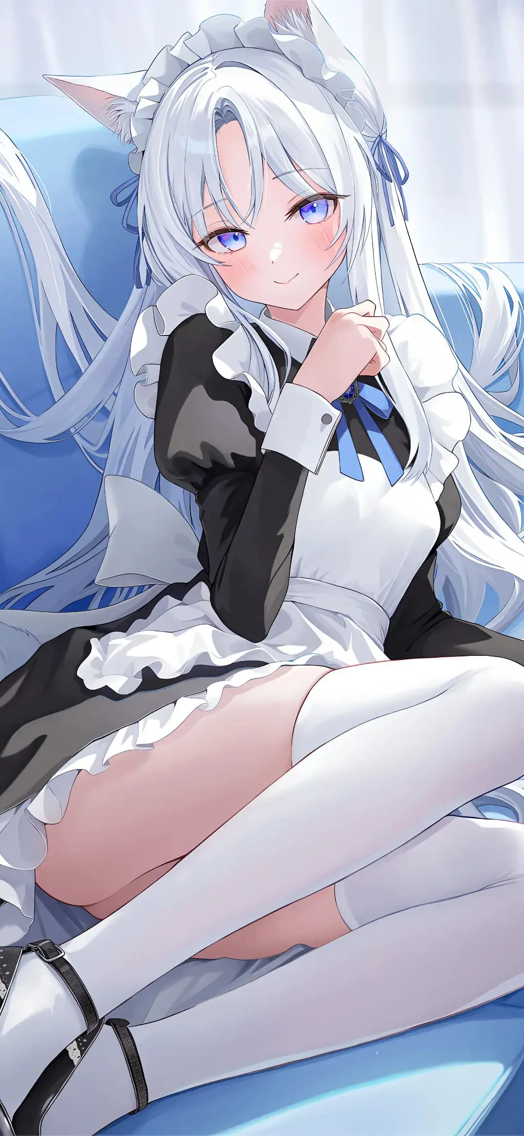 【动漫壁纸】原神 小胡桃 崩坏：星穹铁道 银狼 知更鸟 赛马娘 白发 奴仆 兽耳美少女 插画美图推荐 手机壁纸-第3张