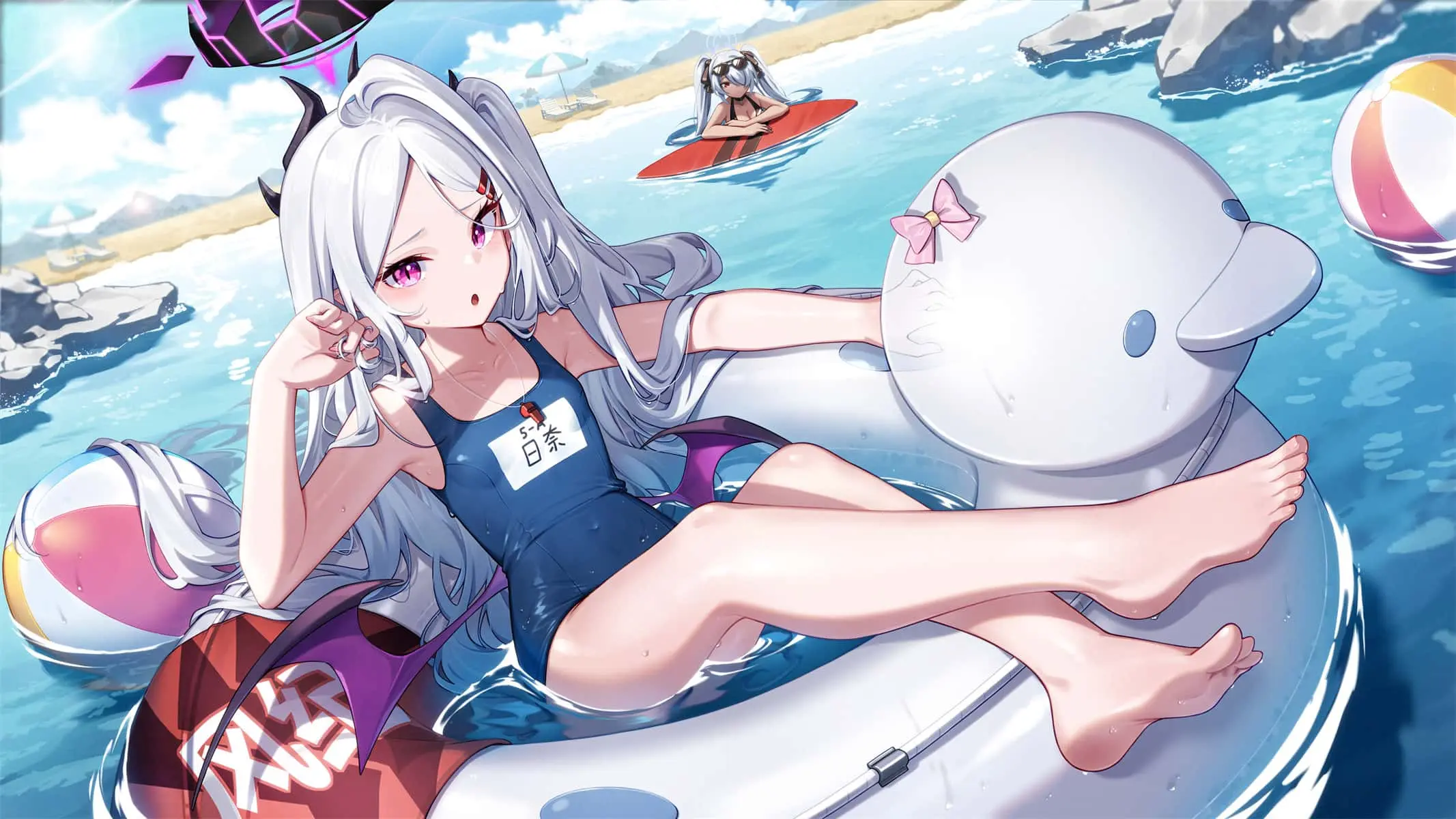 【动漫壁纸】初音未来 崩坏：星穹铁道 托帕  碧蓝档案 空崎ヒナ 调月莉音 放学后的风景 插画美图推荐 手机壁纸-第18张