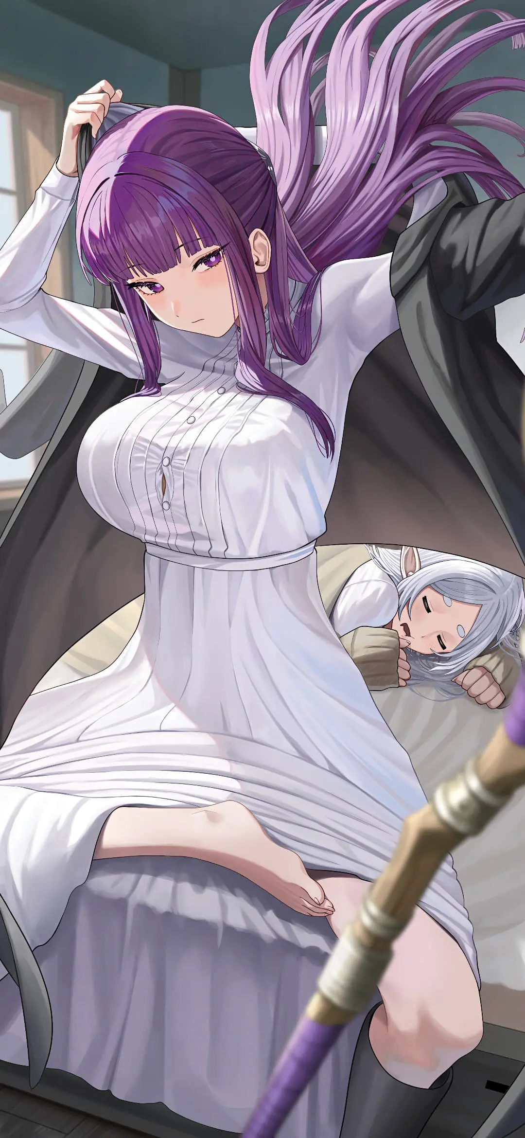 【动漫壁纸】赛马娘 原神 芙宁娜 茜特菈莉 白衣小护士 初音未来 美女自拍 葬送的芙莉莲 插画美图推荐 P站美图-第6张