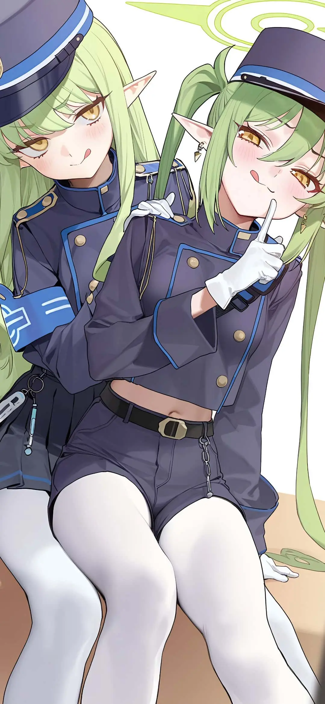 【动漫壁纸】星穹铁道 花火 原神 甘雨 碧蓝档案 早濑优香 银发制服美少女 绝区零 艾莲乔 虚拟主播 西园寺玛丽 插画美图推荐 手机壁纸-第6张