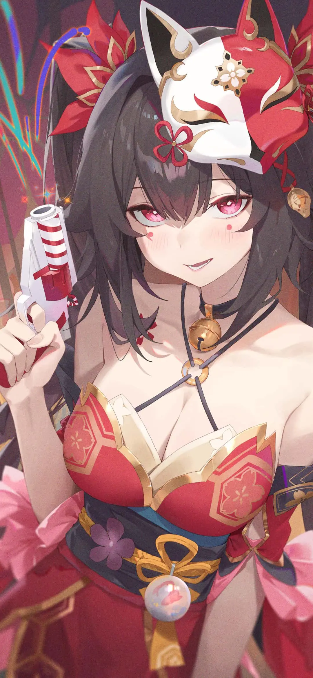 【动漫壁纸】崩坏：星穹铁道 流萤 花火 碧蓝档案 早濑优香 爱宕 小鸟游星野 異世界おじさん 精灵 插画美图推荐-公众号小姨ai
