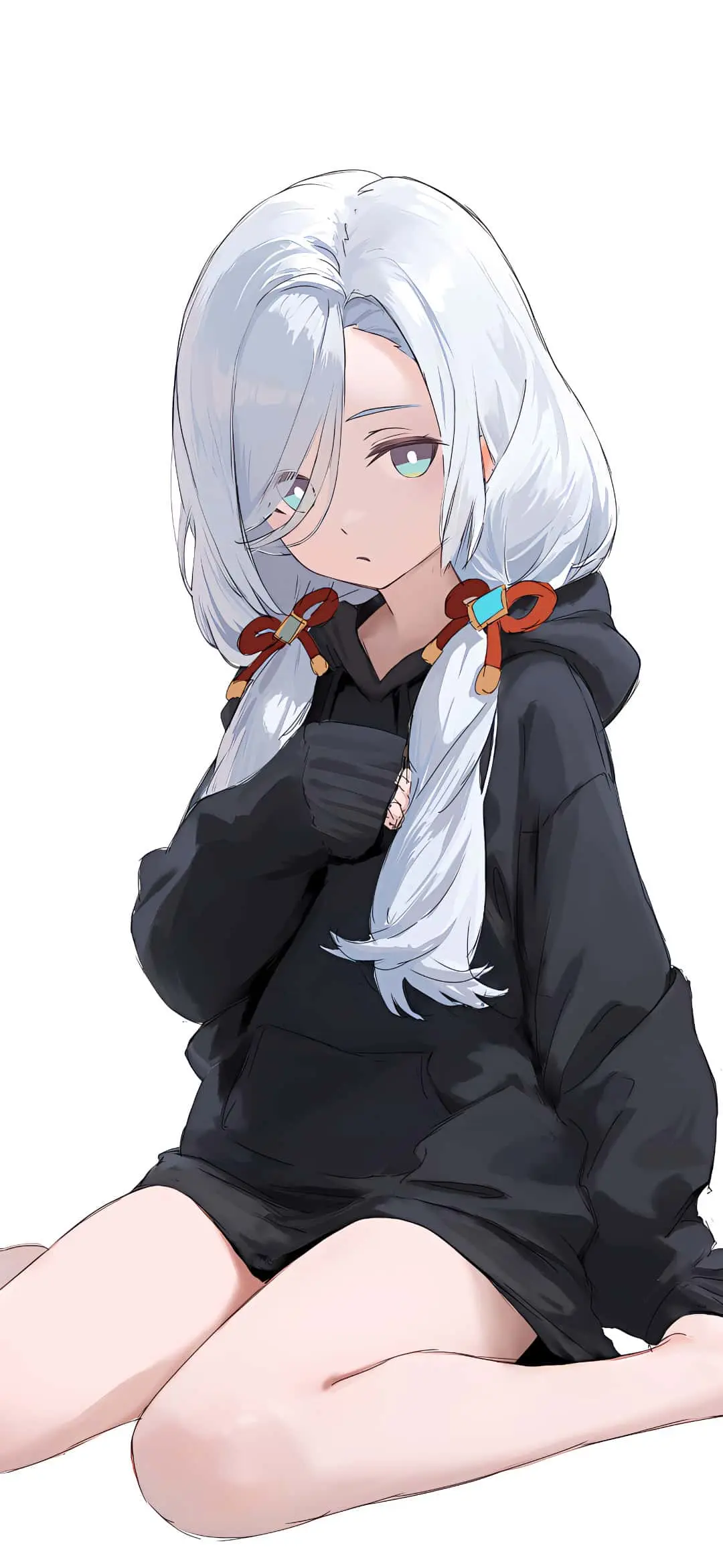 【动漫壁纸】原神 礼服装双马尾小胡桃 申鹤 绝区零 艾莲乔 简 碧蓝档案 圣园弥香 星穹铁道 流萤 插画美图推荐 手机壁纸-第4张