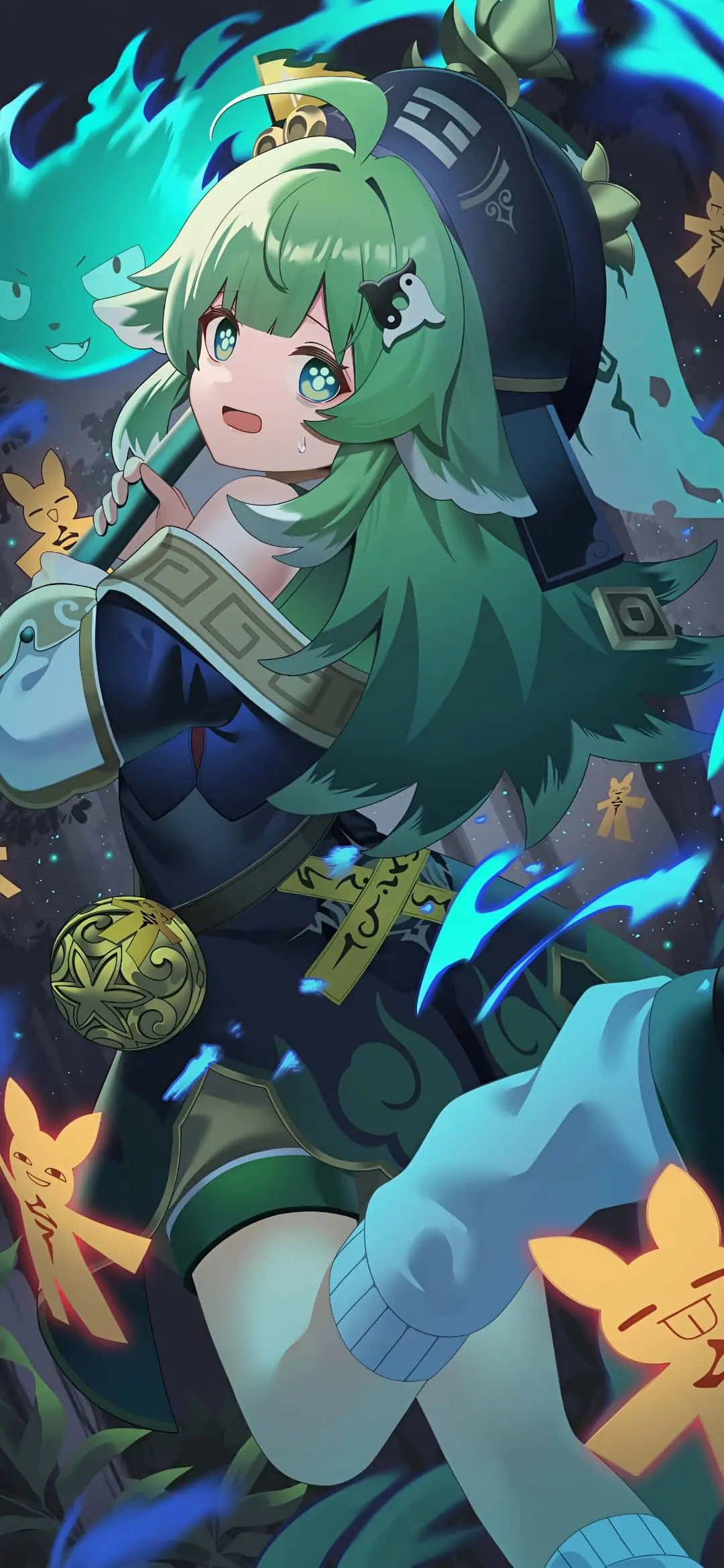 【动漫壁纸】崩坏：星穹铁道 藿藿 原神 小胡桃 碧蓝档案 飞鸟马时 阿罗娜  初音 虚拟主播 雪花菈米 插画美图推荐 手机壁纸-第4张
