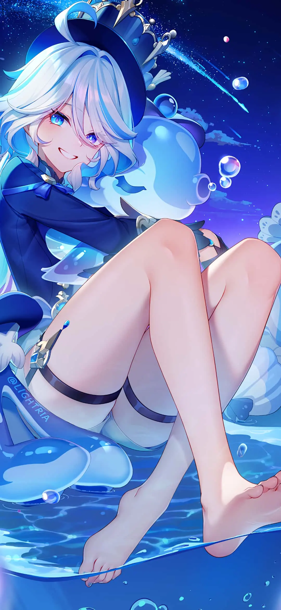 【动漫壁纸】崩坏：星穹铁道 藿藿 原神 小胡桃 碧蓝档案 飞鸟马时 阿罗娜  初音 虚拟主播 雪花菈米 插画美图推荐 手机壁纸-第5张