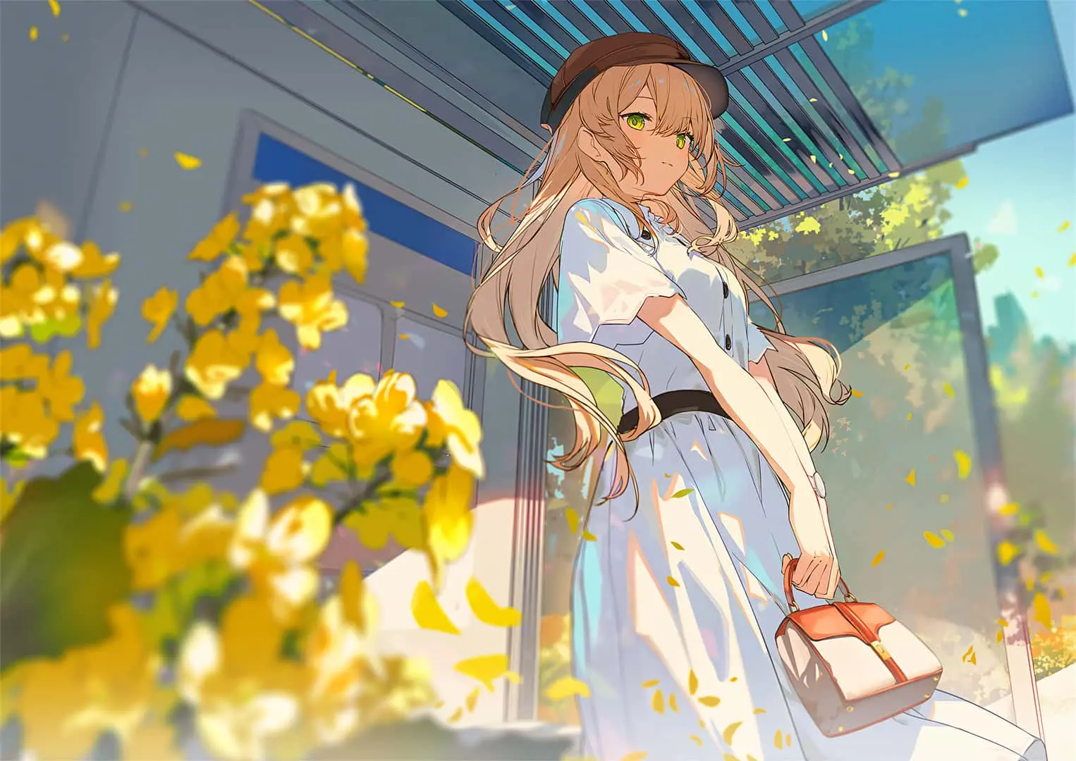 【动漫壁纸】崩坏：星穹铁道 藿藿 原神 小胡桃 碧蓝档案 飞鸟马时 阿罗娜  初音 虚拟主播 雪花菈米 插画美图推荐 手机壁纸-第13张