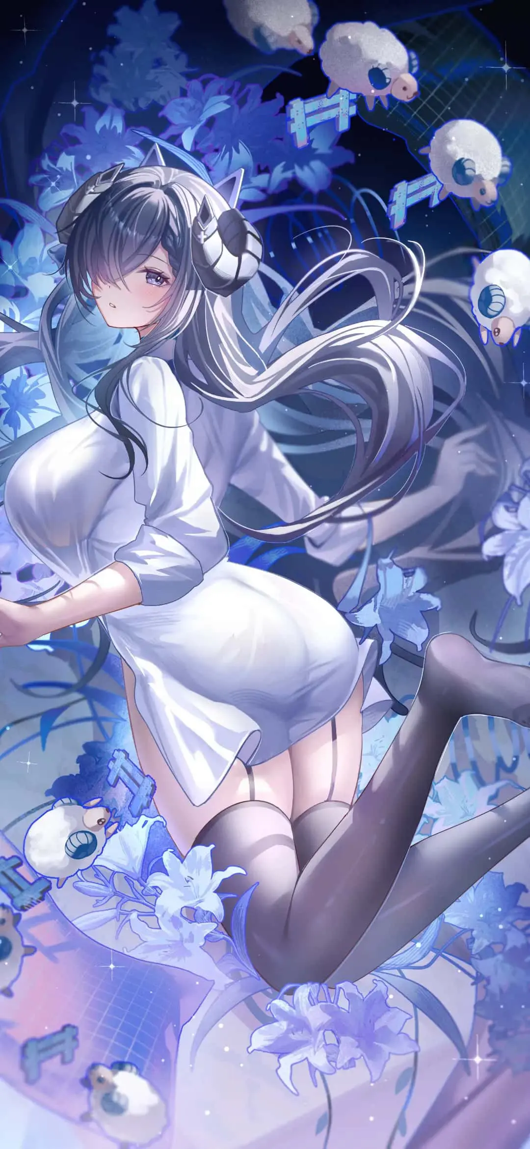 【动漫壁纸】碧蓝档案 陸八魔アル 原神  小胡桃 鸣潮 椿 葬送的芙莉莲 芙莉莲 插画美图推荐-公众号小姨ai