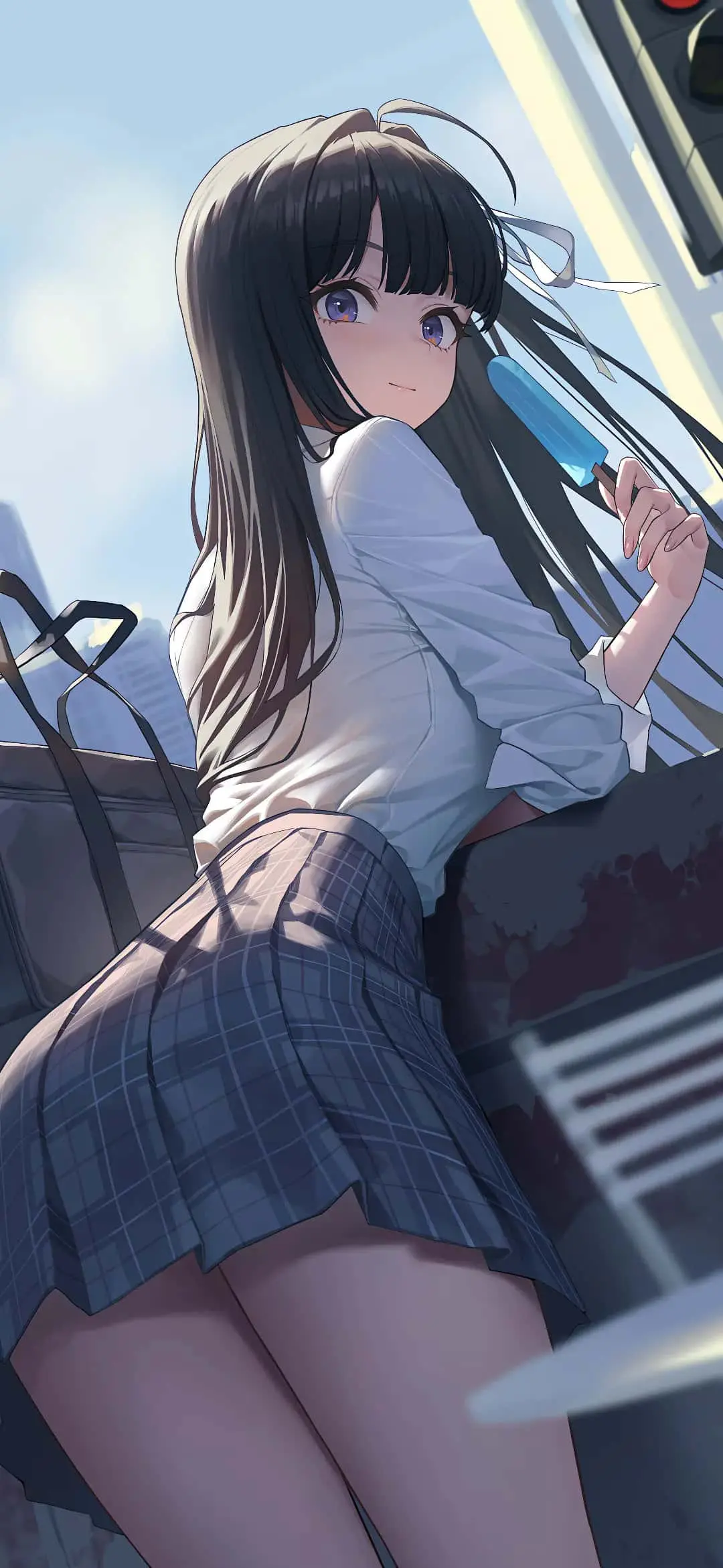 【动漫壁纸】绝区零 艾莲乔 碧蓝档案 仲正一花 砂狼白子运动服 星穹铁道 流萤 黑塔 插画美图推荐-公众号小姨ai