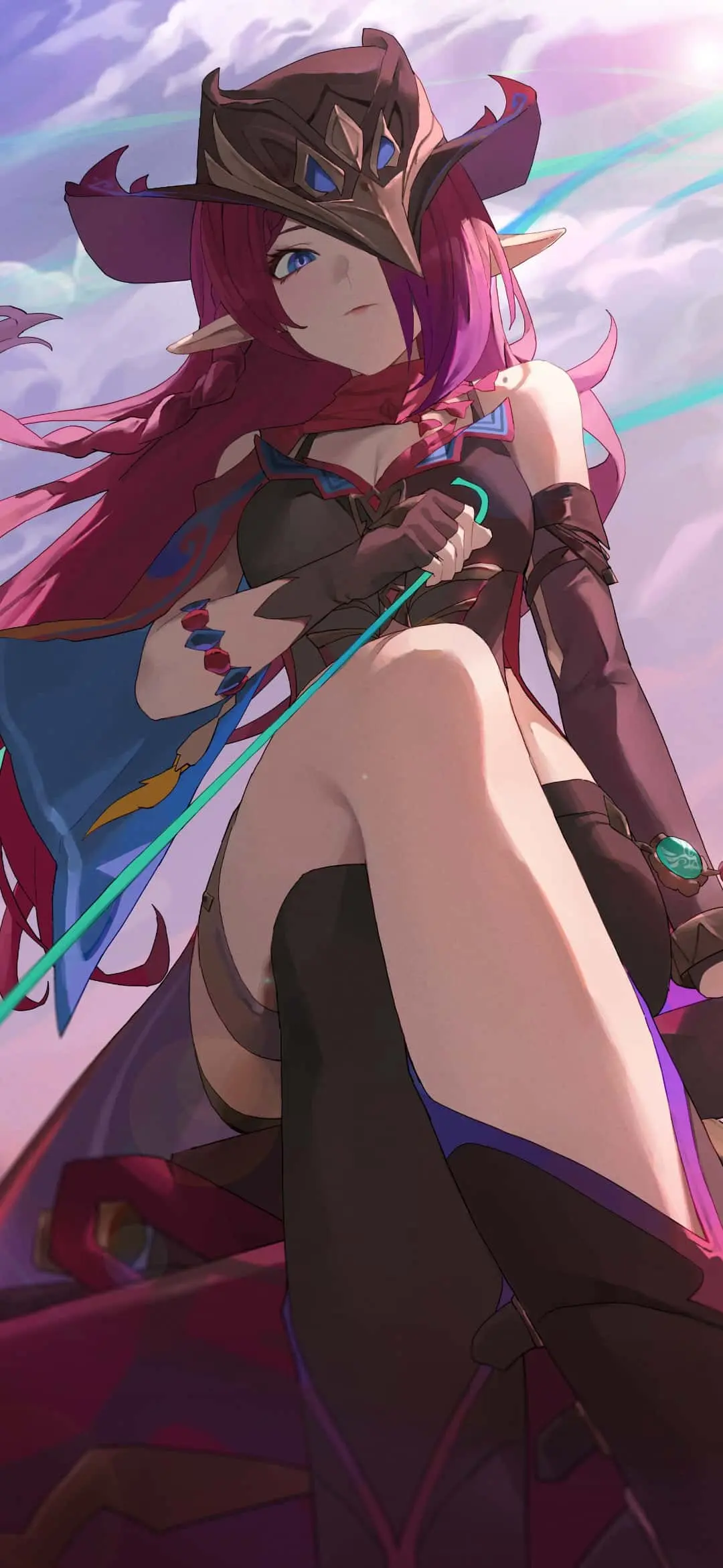 【动漫壁纸】碧蓝档案 砂狼白子 早濑优香 双马尾美少女 绝区零 妮可 简杜 赛马娘 插画美图推荐 手机壁纸-第1张