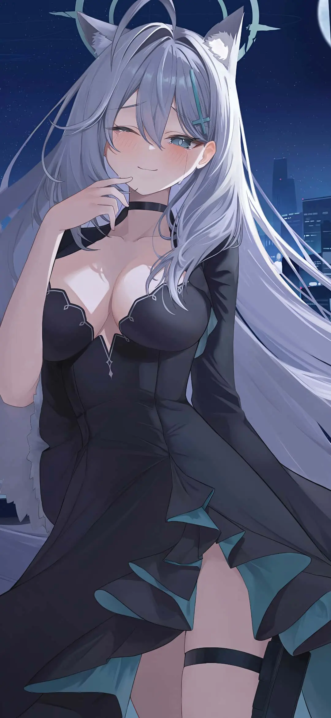 【动漫壁纸】碧蓝档案 砂狼白子 早濑优香 双马尾美少女 绝区零 妮可 简杜 赛马娘 插画美图推荐-公众号小姨ai