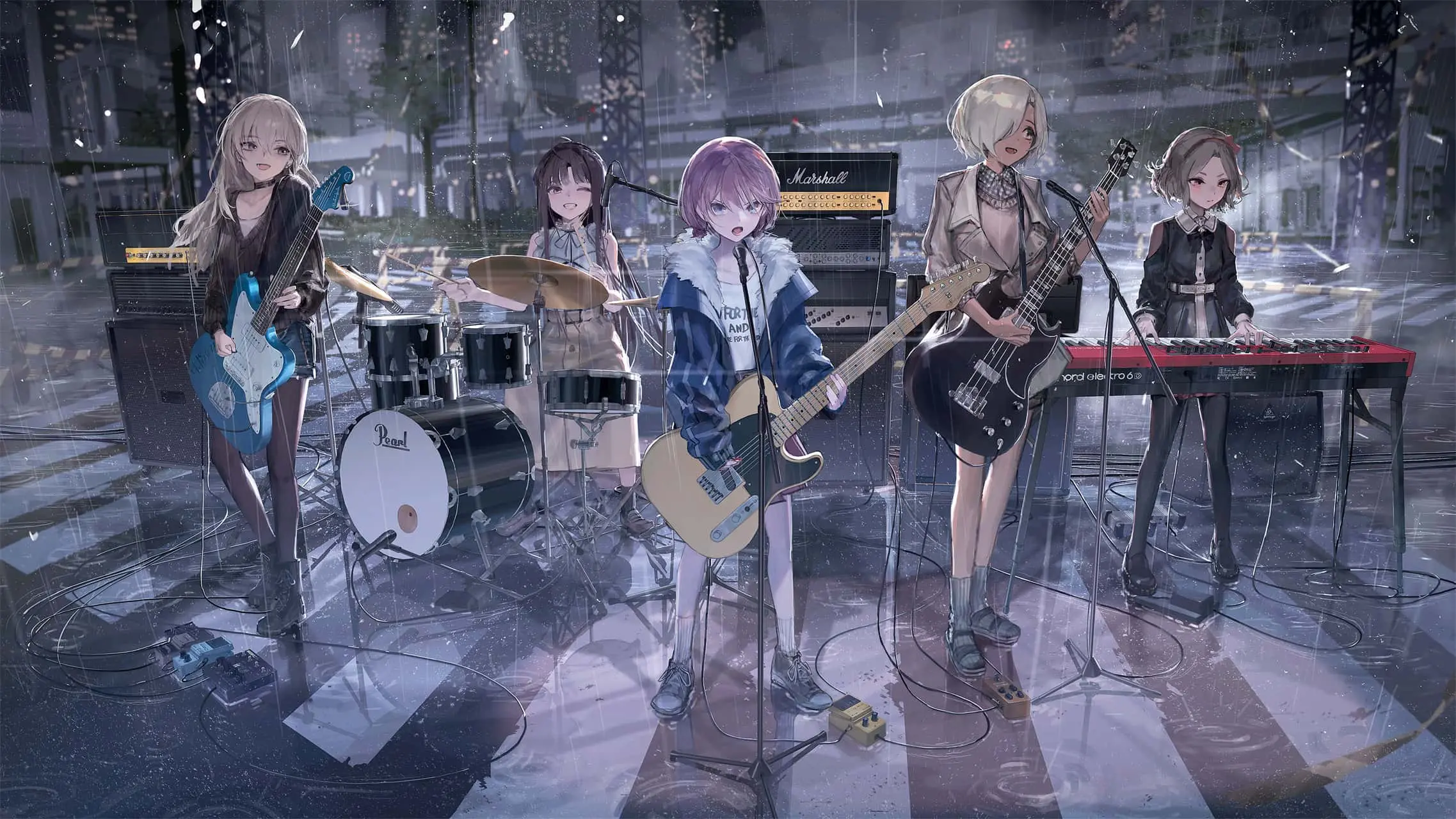 【动漫壁纸】孤独摇滚 波奇酱 初音未来 原神 申鹤 绝区零 艾莲乔 星穹铁道 卡芙卡 插画美图推荐 手机壁纸-第15张