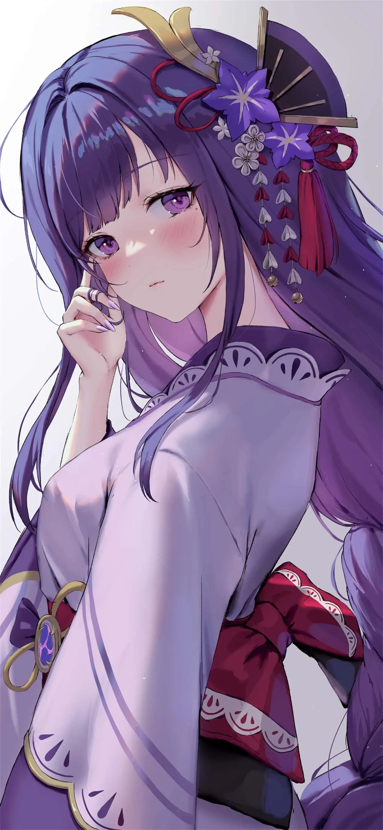 【动漫壁纸】原神 和服 八重神子 申鹤 甘雨 星穹铁道 黑塔 碧蓝档案 小鸟游星野 插画美图推荐 手机壁纸-第1张