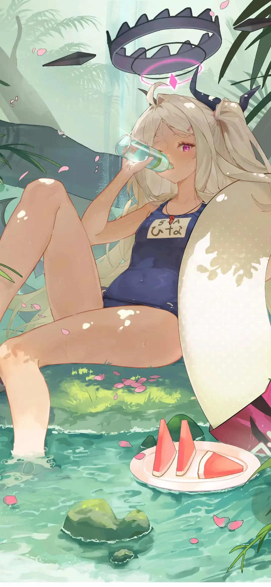 【动漫壁纸】绝区零 简·杜 原神 申鹤  茜特菈莉 双马尾Miku 碧蓝档案 砂狼白子 插画美图推荐 手机壁纸-第7张