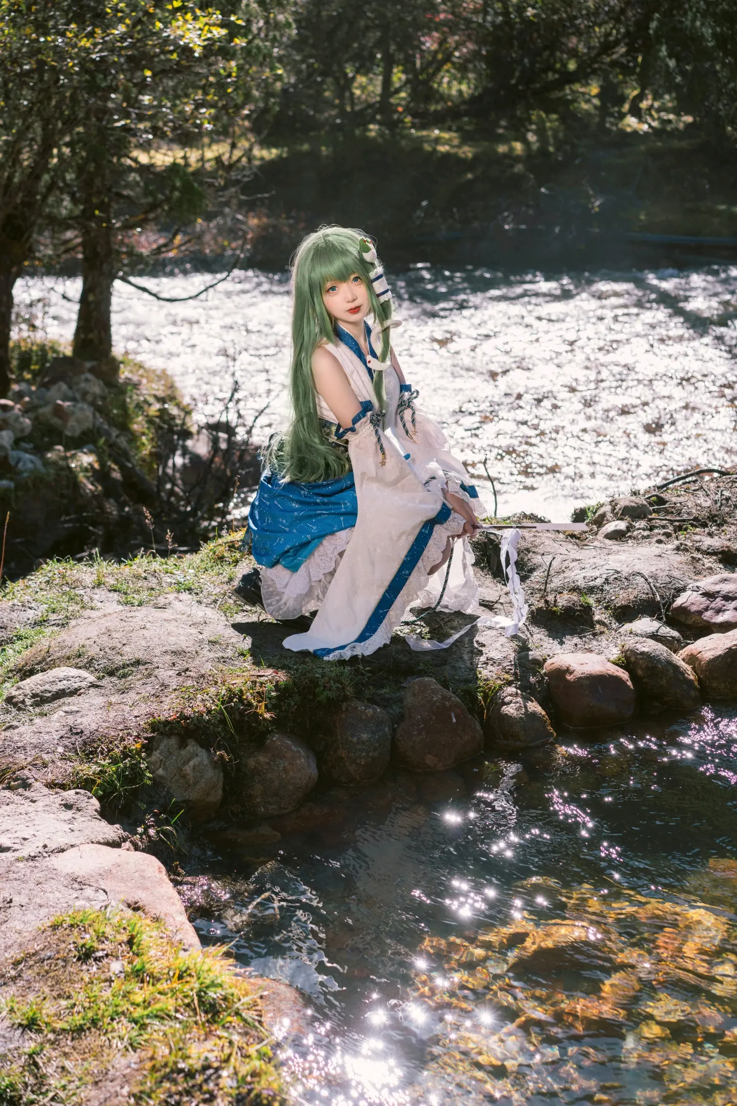 东方project 东风谷早苗cos @无风霖鹿 COSPLAY-第6张