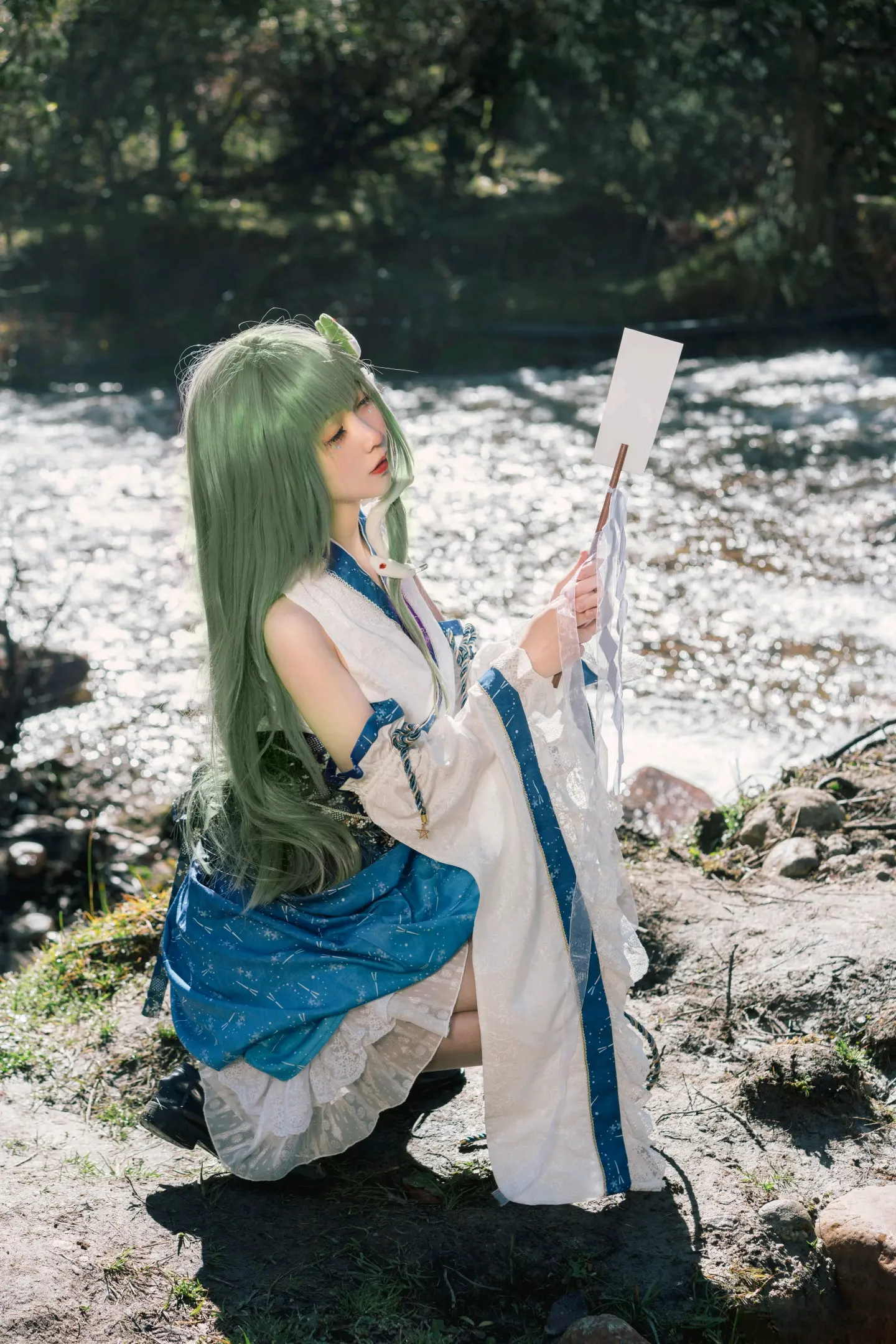东方project 东风谷早苗cos @无风霖鹿 COSPLAY-第5张