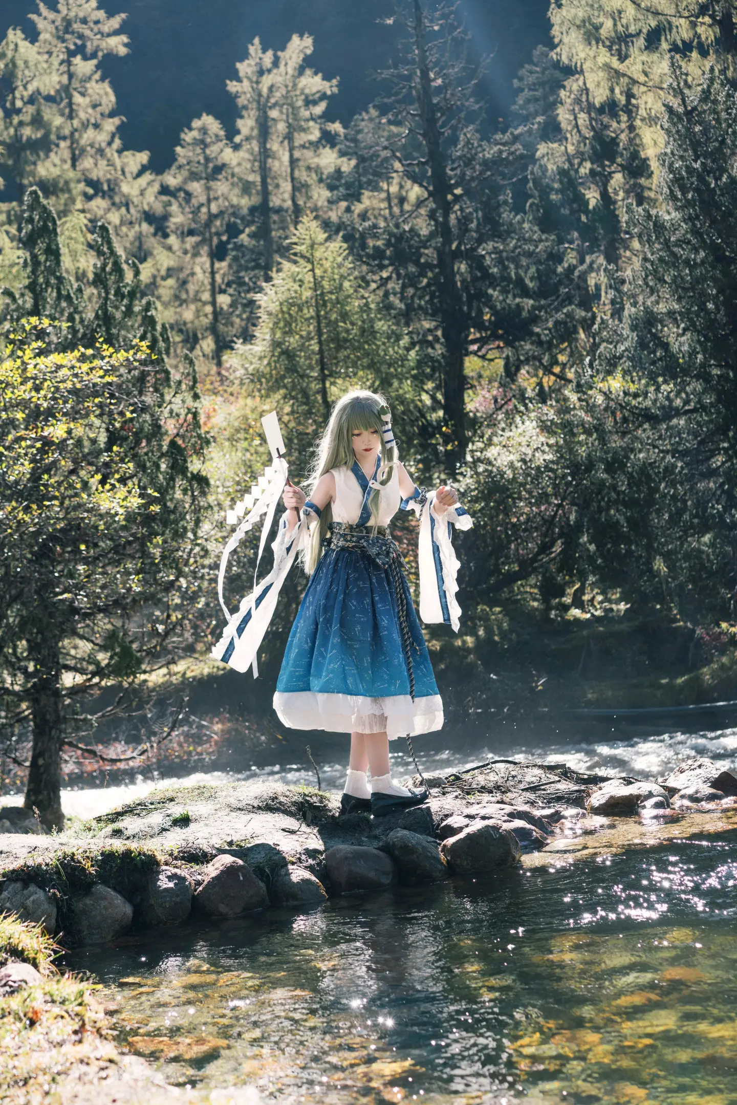 东方project 东风谷早苗cos @无风霖鹿 COSPLAY-第8张