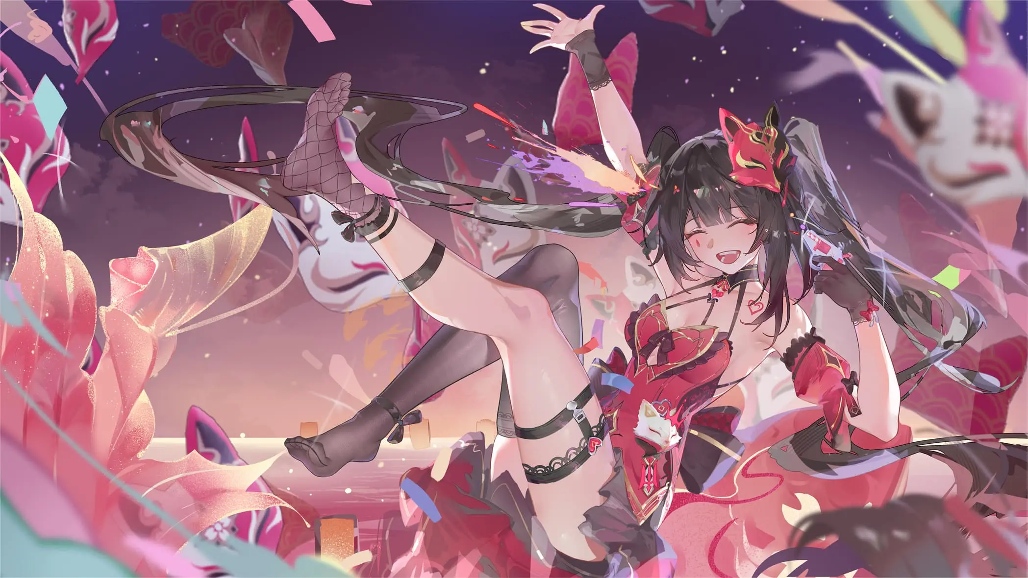 【动漫壁纸】原神 八重神子 胡桃 星穹铁道 花火 绝区零 星见雅 孤独摇滚 小孤独 插画美图推荐 手机壁纸-第20张