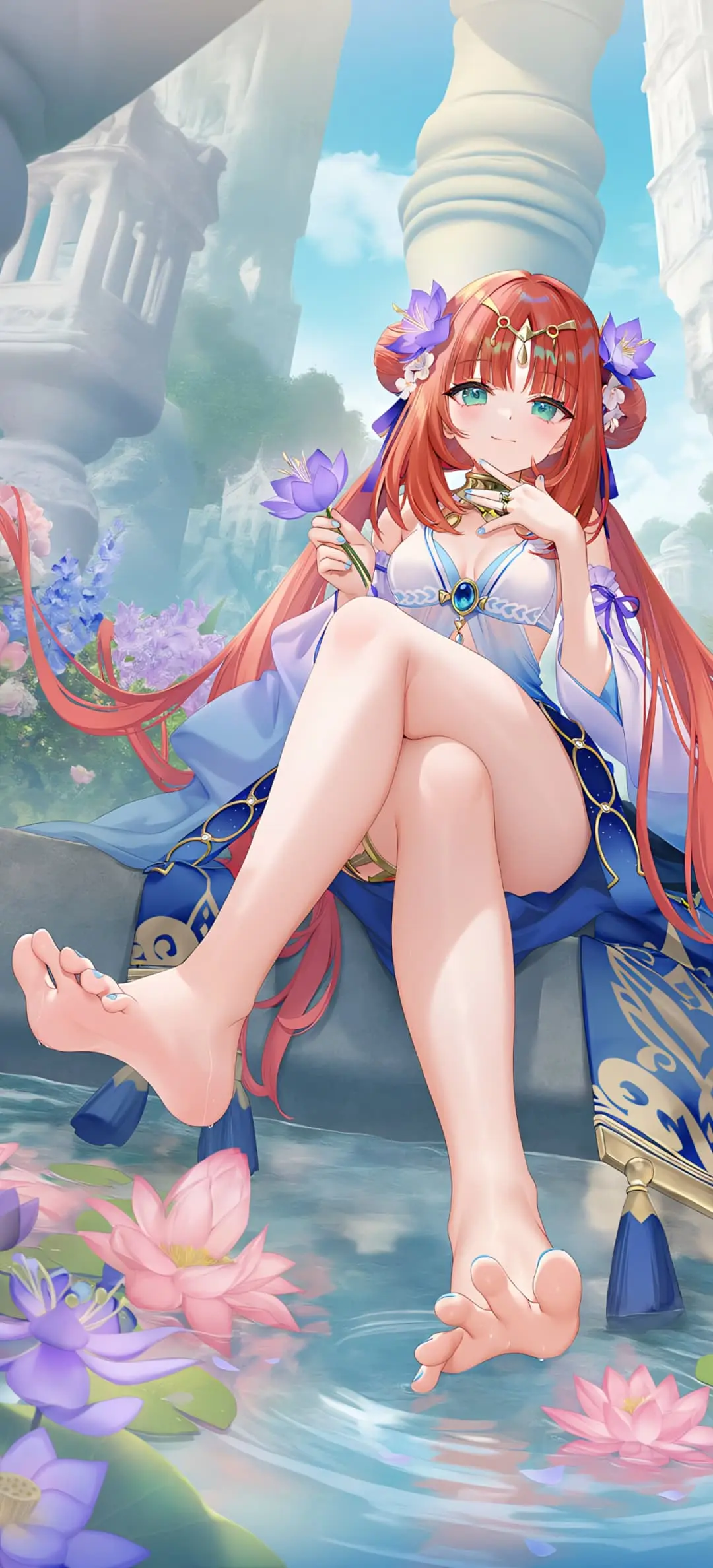 【动漫壁纸】原神 妮露 仆人 碧蓝档案 砂狼白子 绝区零 星见雅 间谍过家家 阿尼亚 插画美图推荐 手机壁纸-第10张