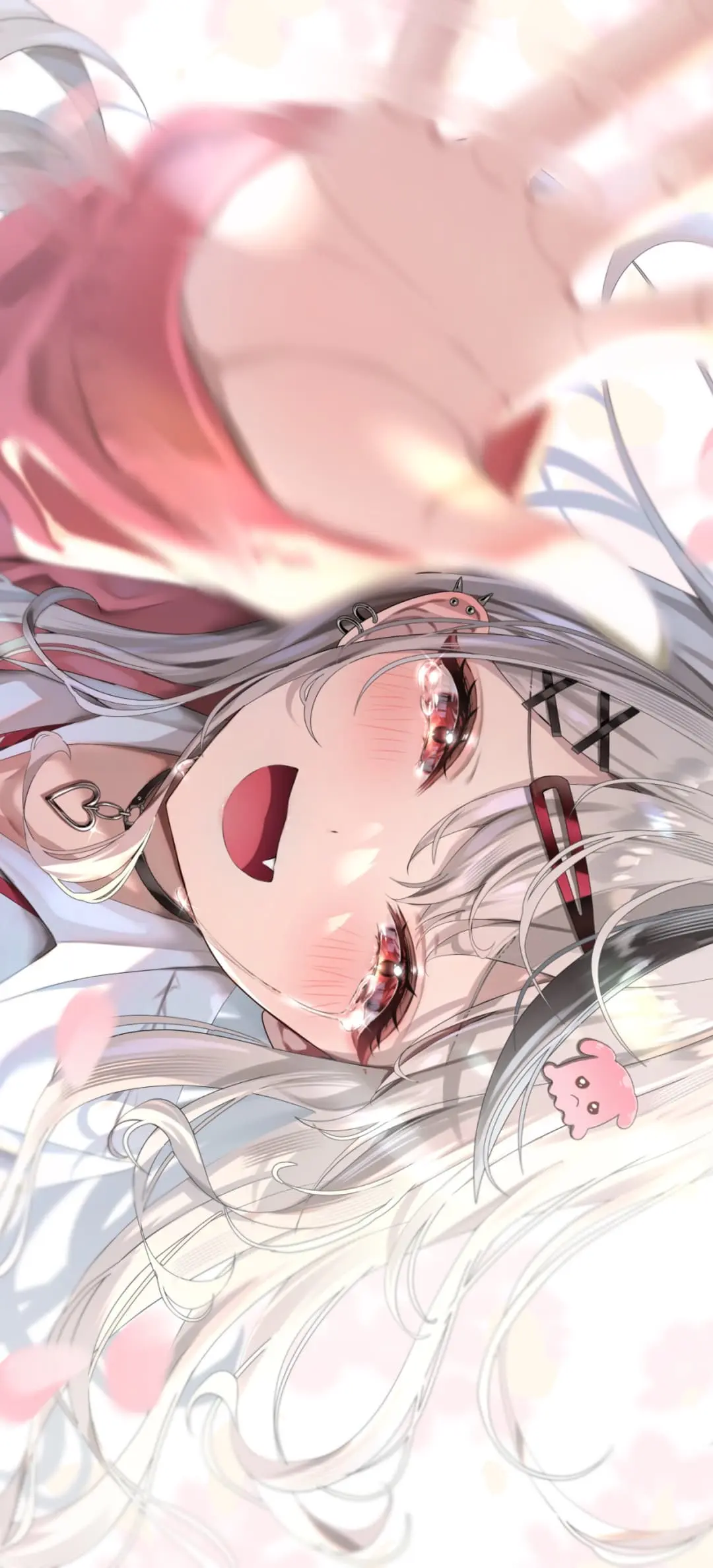 【动漫壁纸】白毛兽耳美少女 碧蓝档案 桐生桔梗 你的微笑总是让我为你着迷 手机壁纸-第7张