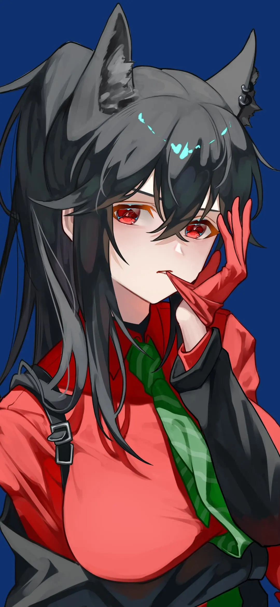 【动漫壁纸】JK制服美少女 明日方舟 斯卡蒂 原神 仆人 星穹铁道 知更鸟 插画美图推荐 手机壁纸-第11张