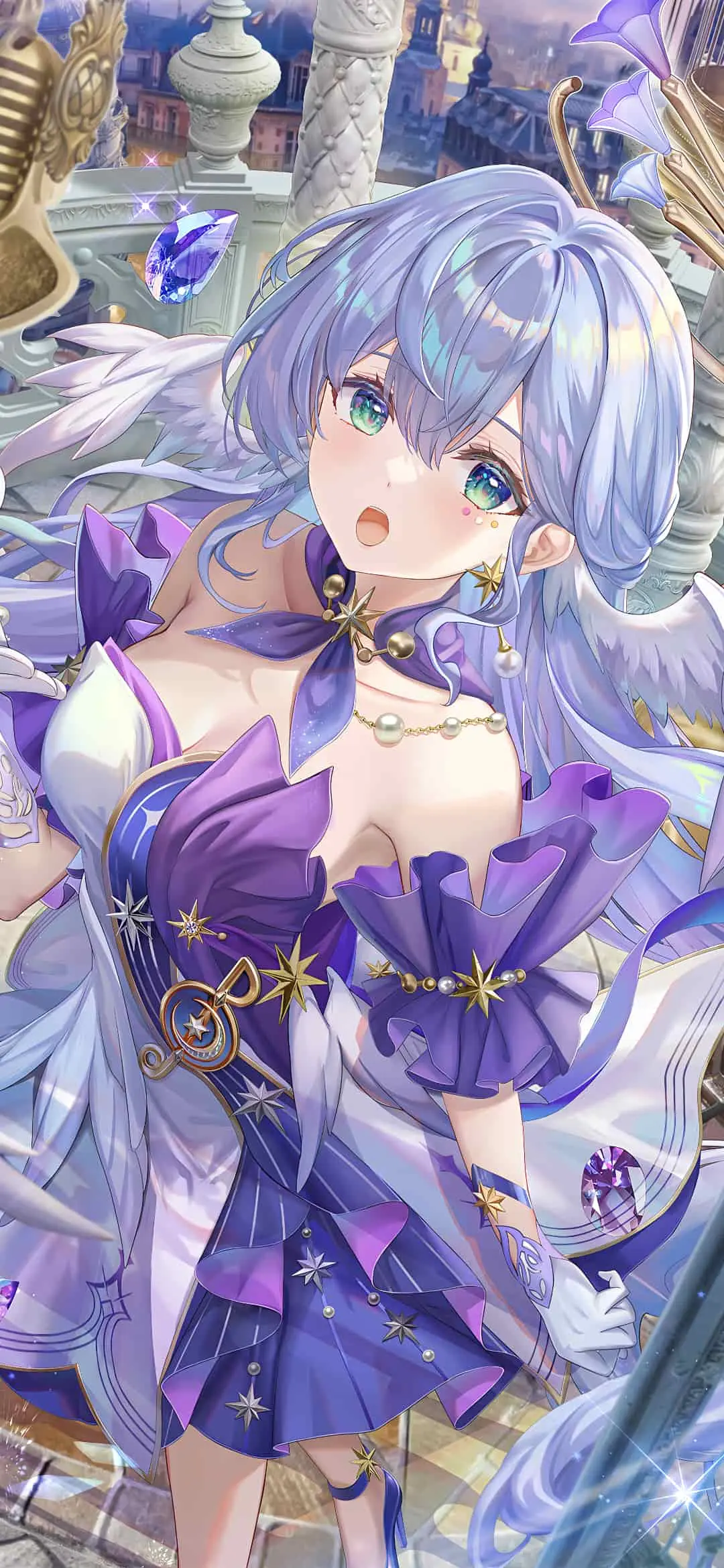 【动漫壁纸】JK制服美少女 明日方舟 斯卡蒂 原神 仆人 星穹铁道 知更鸟 插画美图推荐-公众号小姨ai