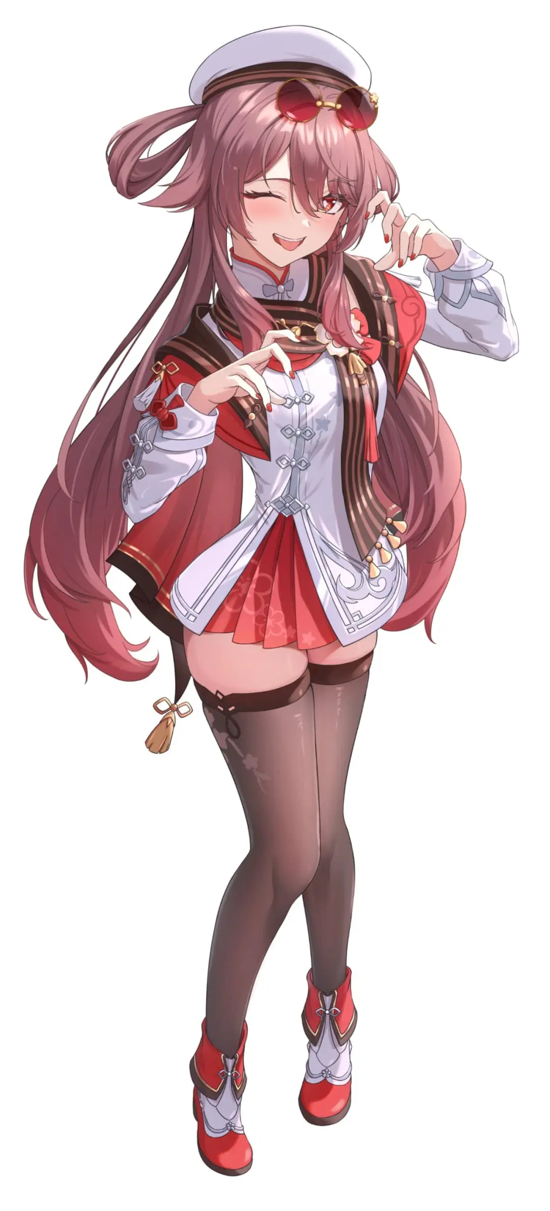【动漫壁纸】兽耳美少女 JK制服女高 星穹铁道 黑塔 流萤 初音未来 插画美图推荐 手机壁纸-第7张