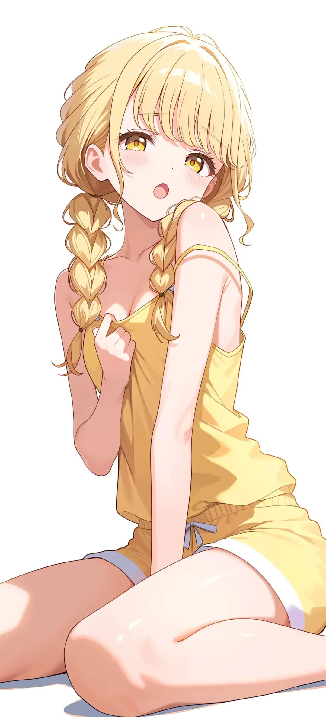 【动漫壁纸】马尾辫黄毛美少女 碧蓝档案 仲正一花 星穹铁道 阮梅 绝区零 玲 插画美图推荐-公众号小姨ai
