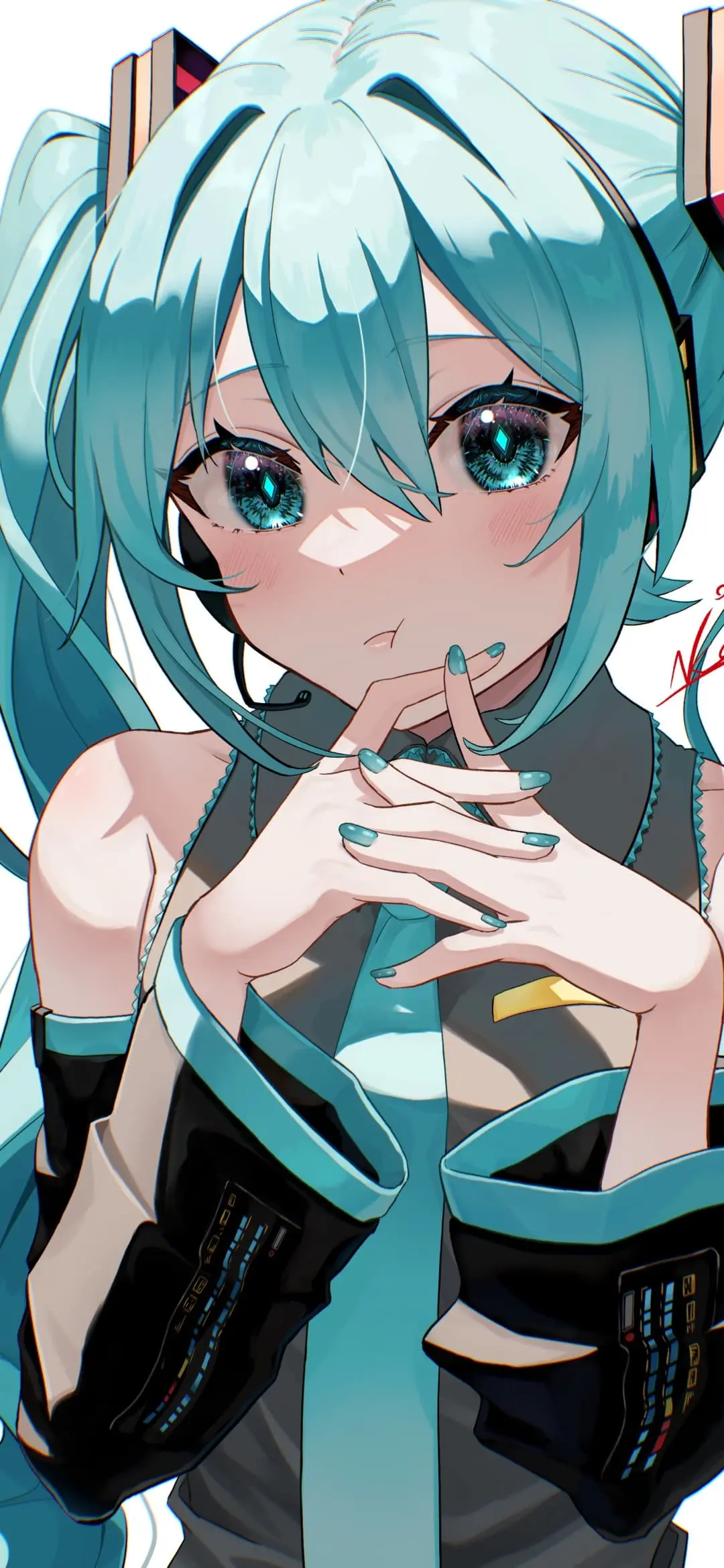 【动漫壁纸】星穹铁道 黑塔 星 初音未来 碧蓝档案 桐生桔梗 调月莉音 阿罗娜 原神 芙宁娜 插画美图推荐 手机壁纸-第8张