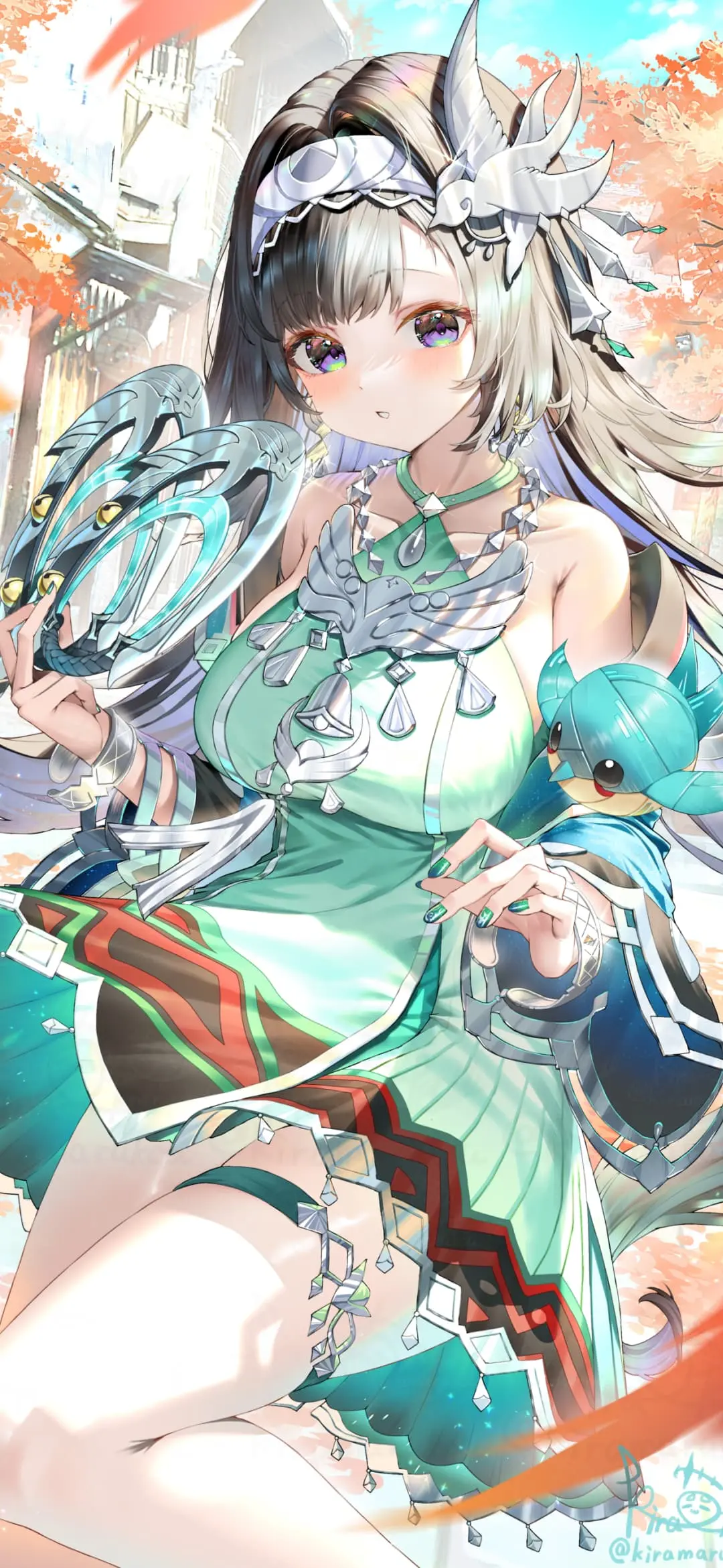 【动漫壁纸】星穹铁道 阿格莱雅 黑塔 碧蓝档案 一之濑明日奈 绝区零 艾莲乔 原神 茜特拉莉 初音未来 插画美图推荐 手机壁纸-第3张