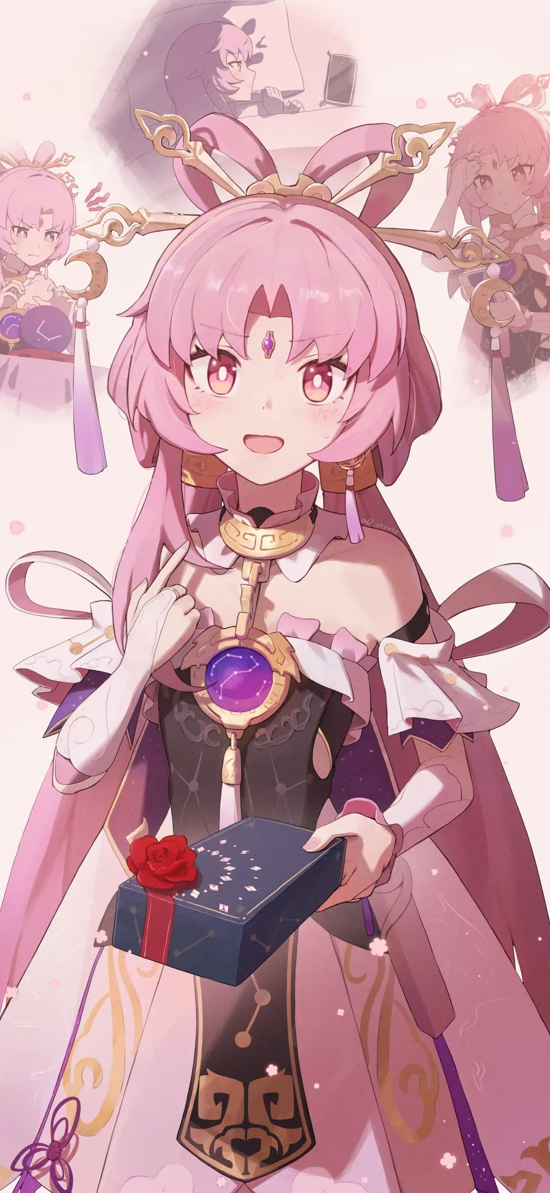 【动漫壁纸】绝区零 伊芙琳 星见雅 星穹铁道 忘归人 初音未来 原神 胡桃 茜特拉莉 鸣潮 弗洛洛 插画美图推荐 手机壁纸-第5张