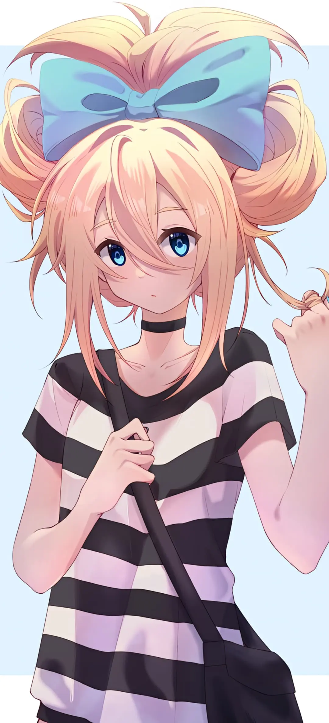 【动漫壁纸】银发美少女 崩坏星穹铁道 银狼 碧蓝档案 普拉娜 鸣潮 菲比 绝区零 伊芙琳 插画美图推荐 手机壁纸-第2张