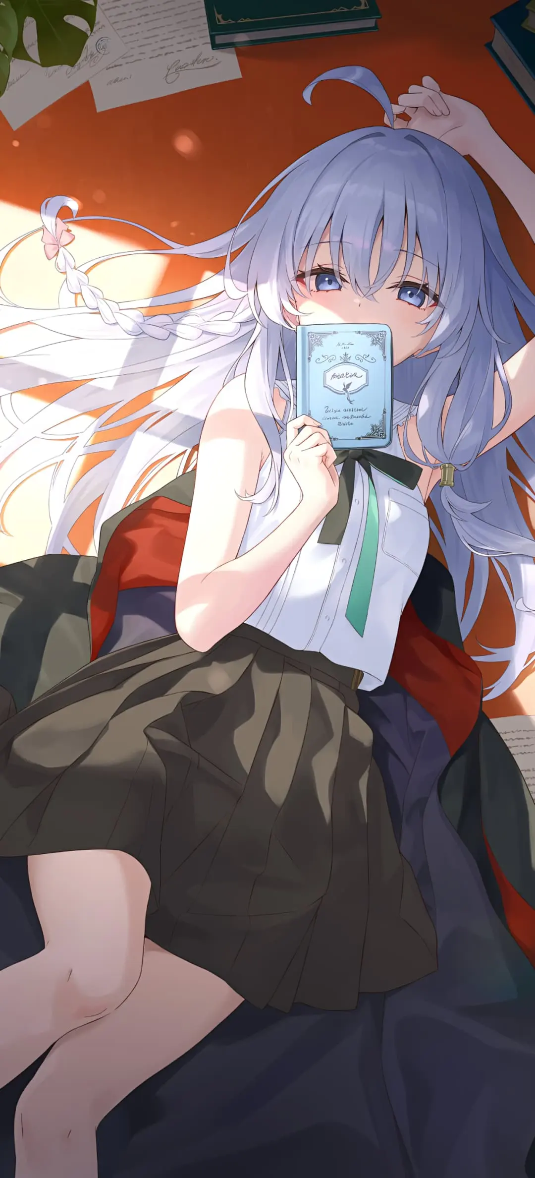 【动漫壁纸】银发美少女 崩坏星穹铁道 银狼 碧蓝档案 普拉娜 鸣潮 菲比 绝区零 伊芙琳 插画美图推荐 手机壁纸-第3张