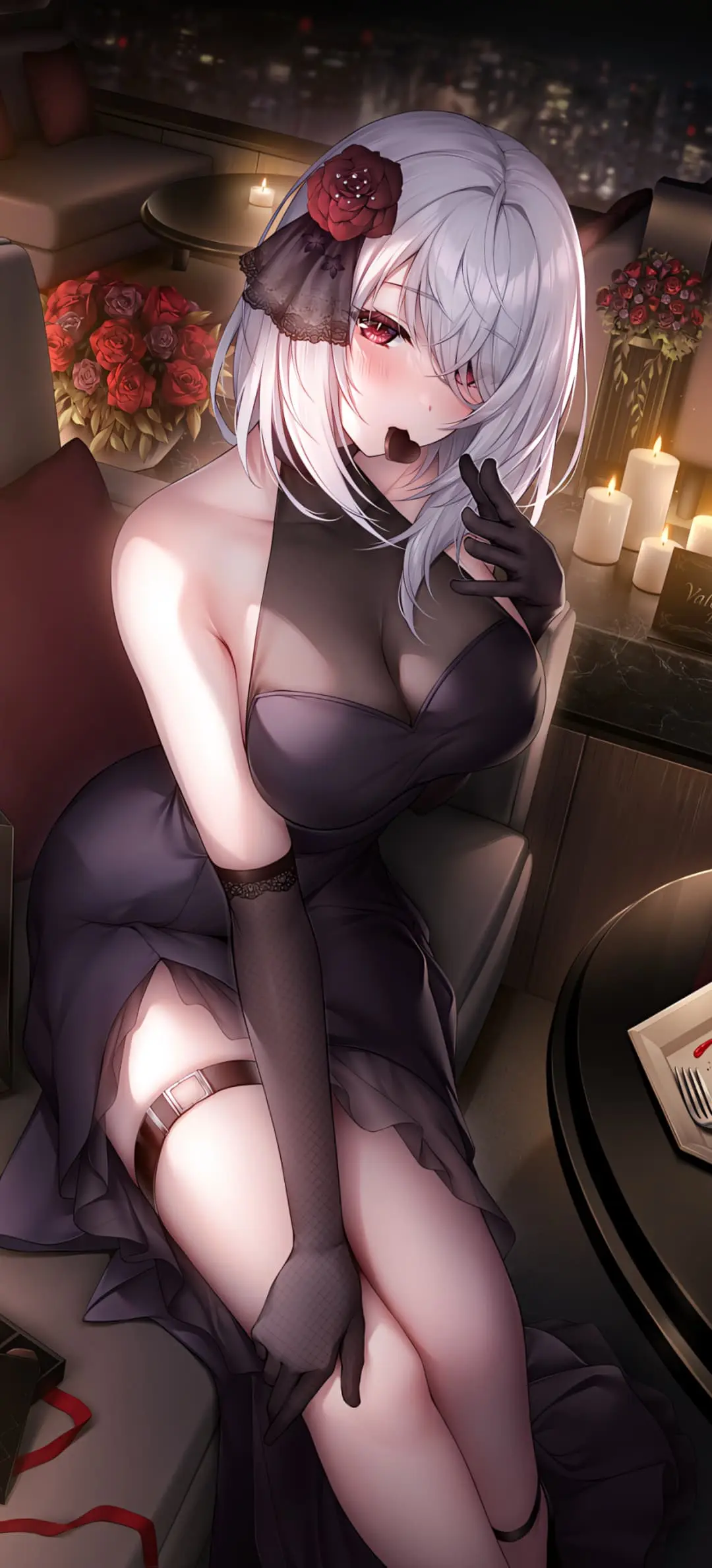 【动漫壁纸】银发美少女 崩坏星穹铁道 银狼 碧蓝档案 普拉娜 鸣潮 菲比 绝区零 伊芙琳 插画美图推荐 手机壁纸-第7张