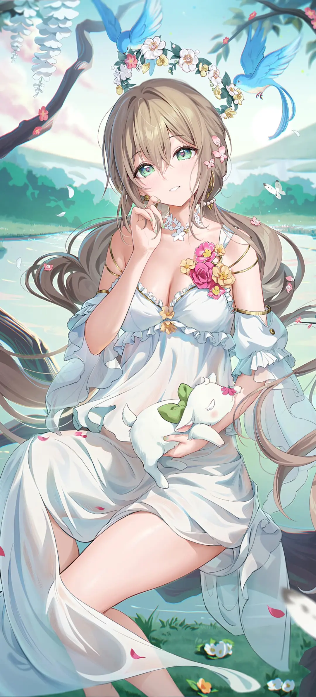 【动漫壁纸】银发美少女 崩坏星穹铁道 银狼 碧蓝档案 普拉娜 鸣潮 菲比 绝区零 伊芙琳 插画美图推荐 手机壁纸-第8张