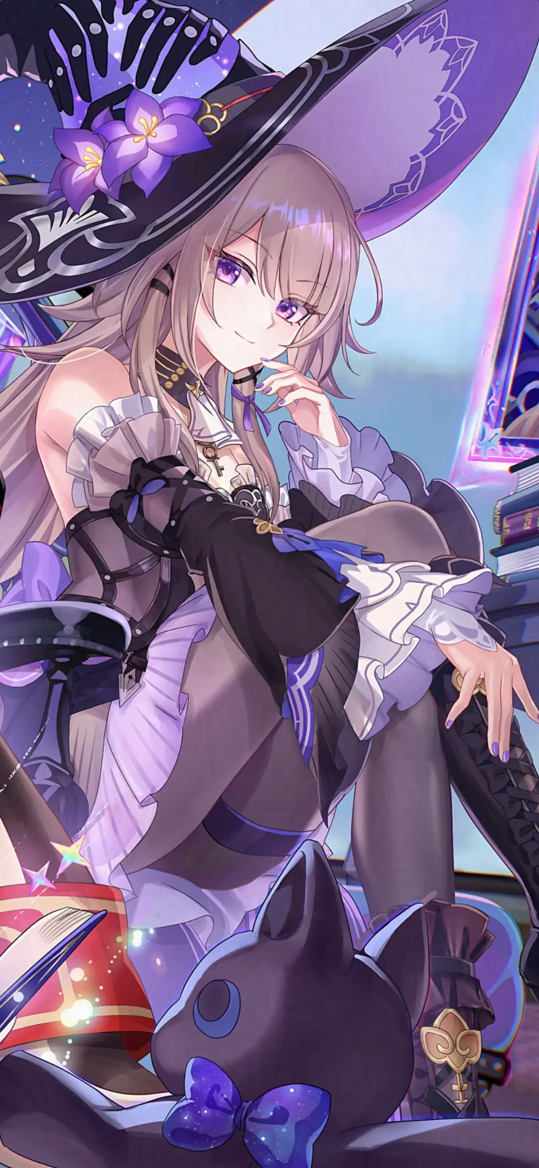 【动漫壁纸】绝区零 星见雅 初音未来 鸣潮 菲比 星穹铁道 黑塔 藿藿 砂金 原神 小胡桃 芙宁娜 插画美图推荐 手机壁纸-第5张