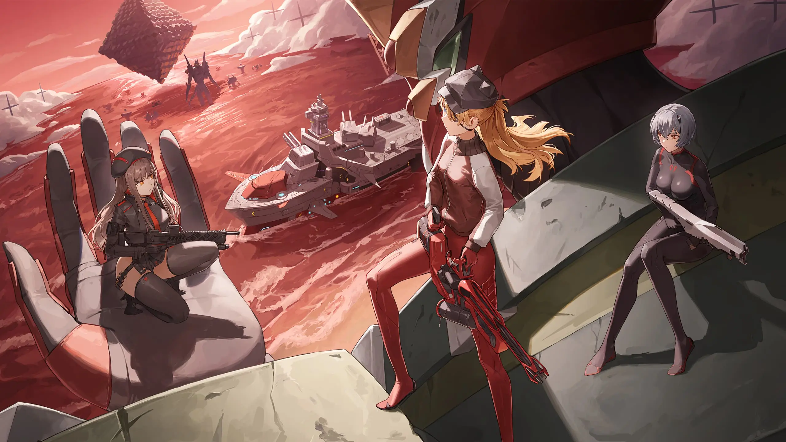 动漫壁纸 | DARLING in the FRANXX 02 蔚蓝档案 砂狼白子 星野 绝区零 耀嘉音 插画美图推荐 手机壁纸-第13张