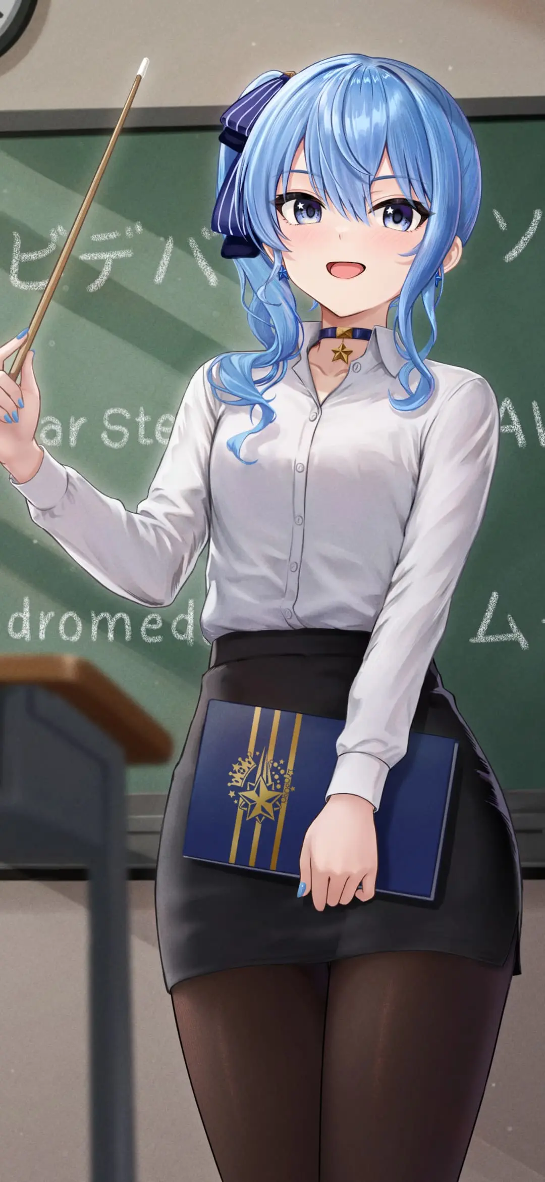 【动漫壁纸】初音未来 碧蓝档案 笑面教授 砂狼白子 鸣潮 菲比 绝区零 玲 原神 芙宁娜 插画美图推荐 手机壁纸-第2张