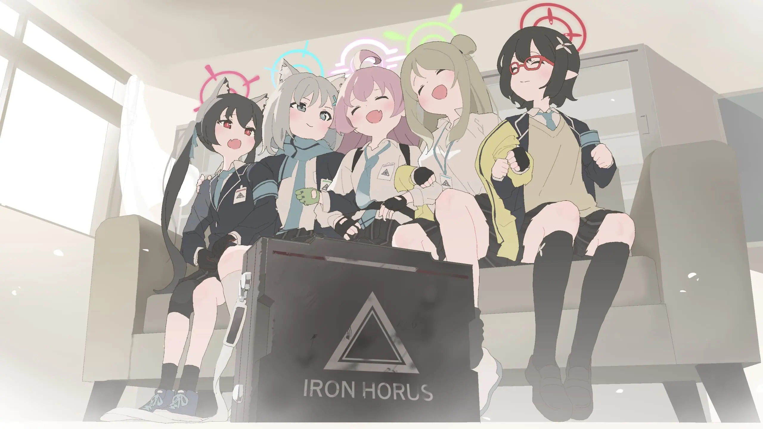【动漫壁纸】初音未来 碧蓝档案 笑面教授 砂狼白子 鸣潮 菲比 绝区零 玲 原神 芙宁娜 插画美图推荐 手机壁纸-第11张