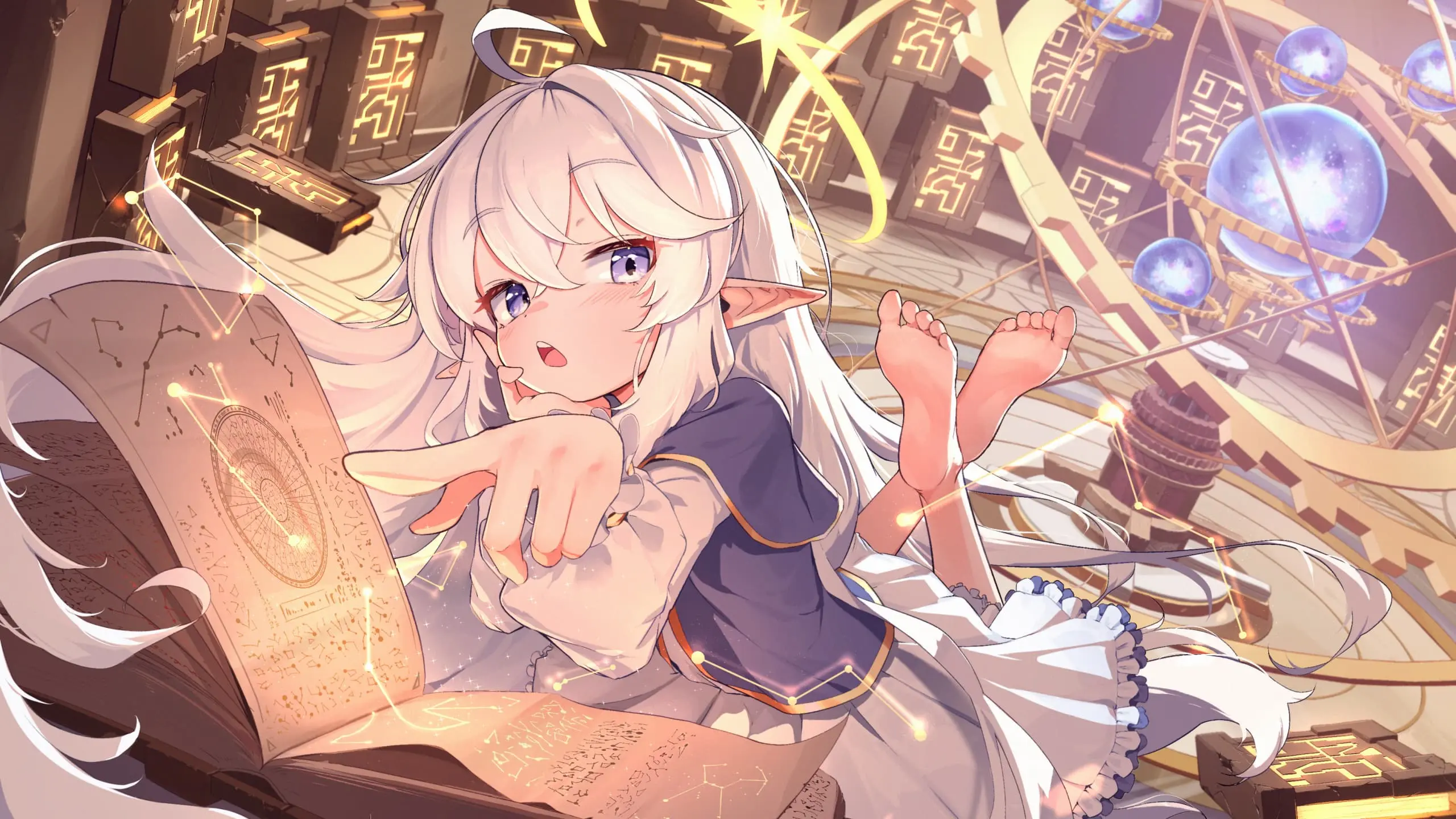 【动漫壁纸】初音未来 碧蓝档案 笑面教授 砂狼白子 鸣潮 菲比 绝区零 玲 原神 芙宁娜 插画美图推荐 手机壁纸-第13张