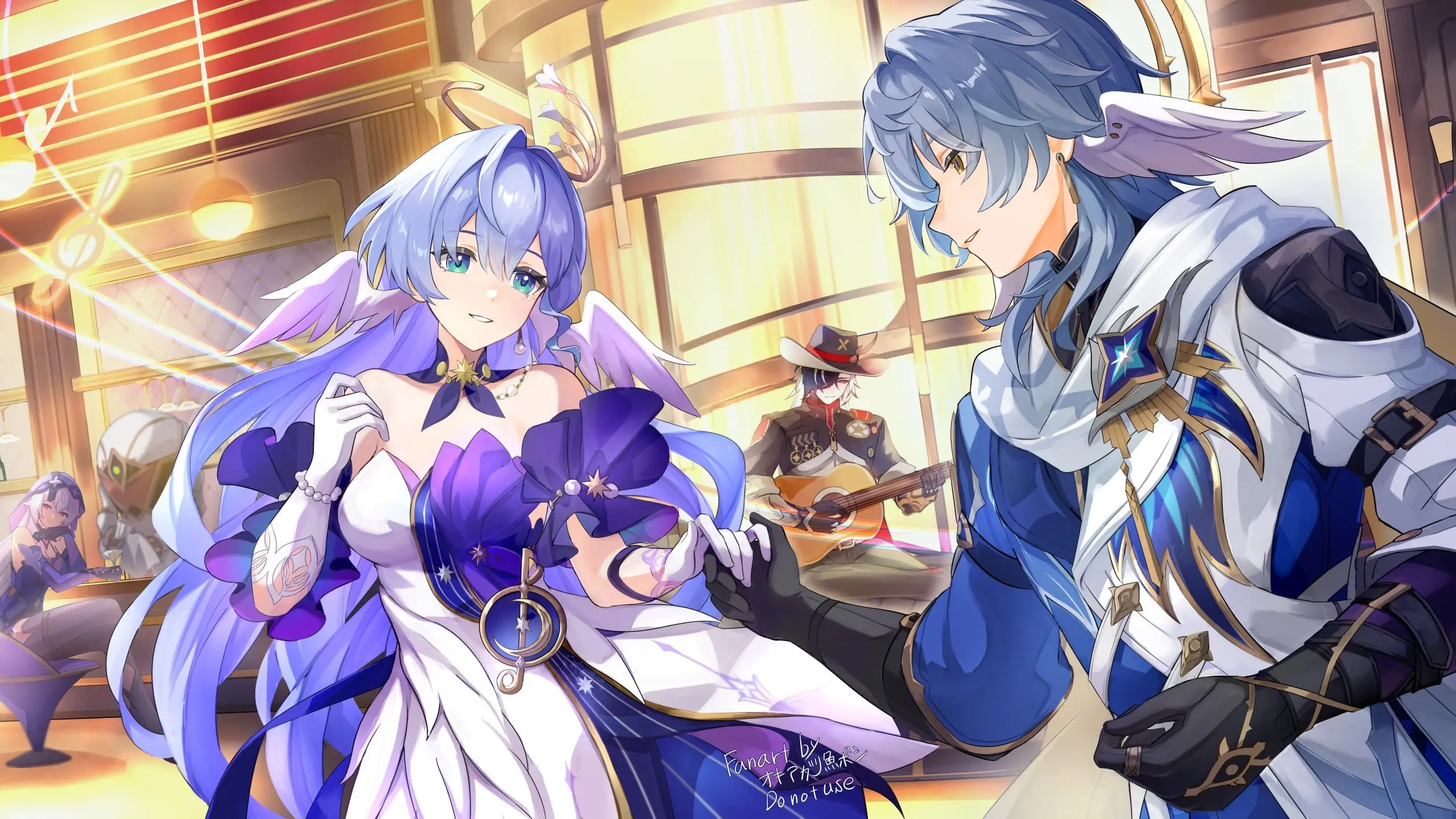 【动漫壁纸】初音未来 碧蓝档案 笑面教授 砂狼白子 鸣潮 菲比 绝区零 玲 原神 芙宁娜 插画美图推荐 手机壁纸-第14张