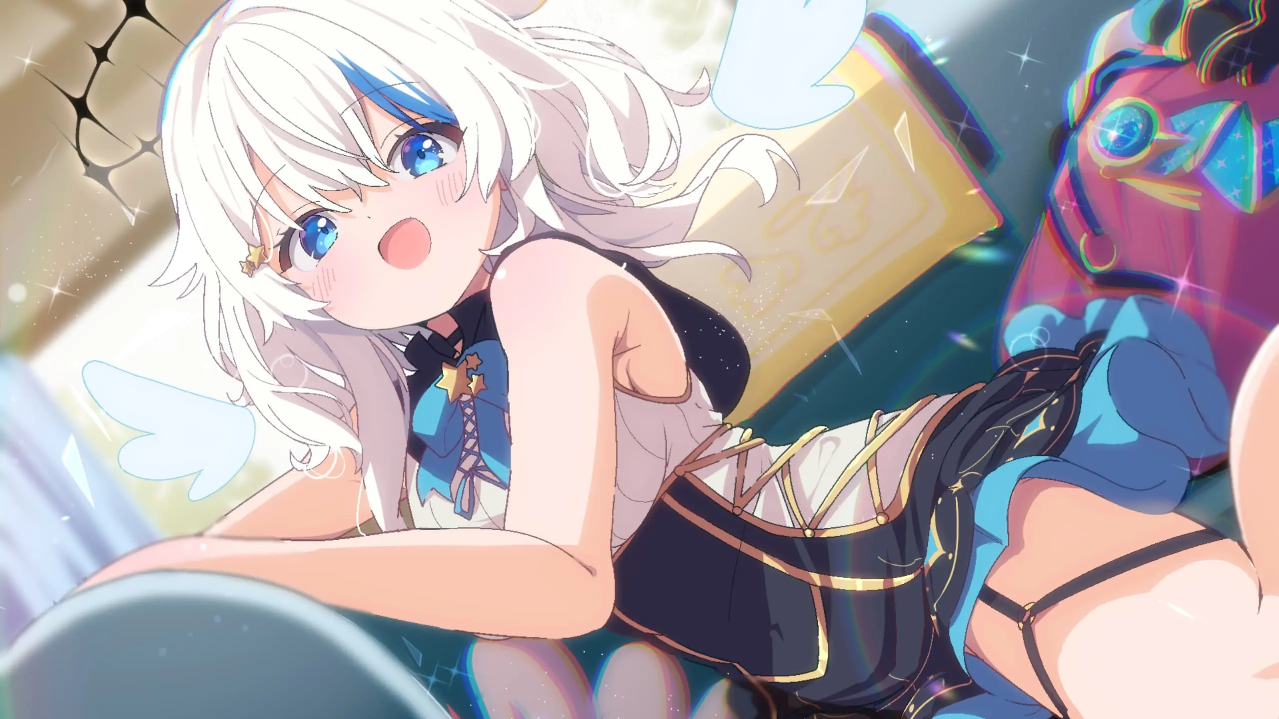【动漫壁纸】初音未来 碧蓝档案 笑面教授 砂狼白子 鸣潮 菲比 绝区零 玲 原神 芙宁娜 插画美图推荐 手机壁纸-第16张