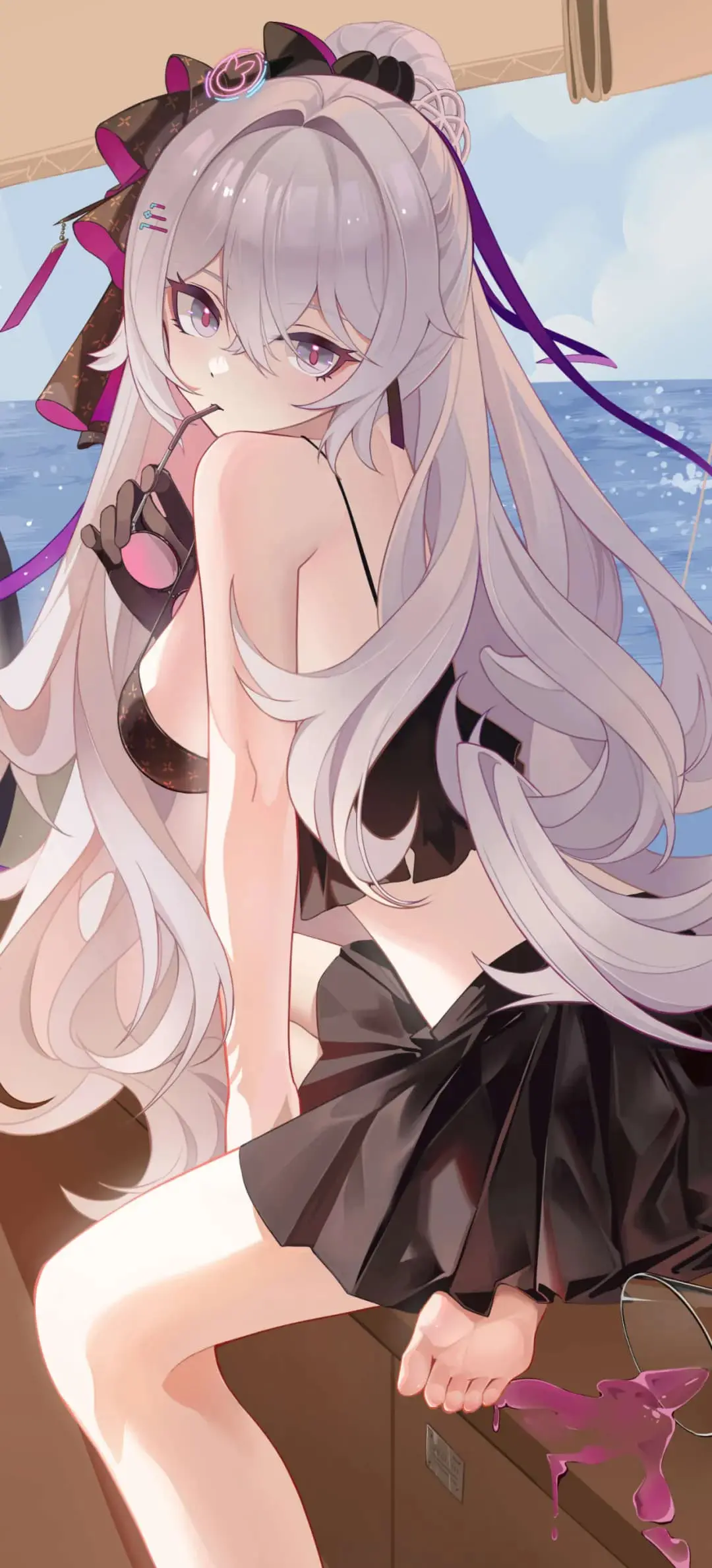 【动漫壁纸】Re0 雷姆 蔚蓝档案 小鸟游星野 小鲨鱼 星铁 花火 绝区零 伊芙琳 插画美图推荐-公众号小姨ai