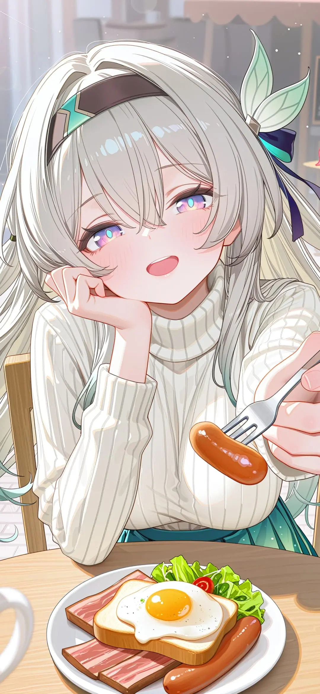 【动漫壁纸】原神 蓝砚 小胡桃 星穹铁道 遐蝶 流萤 蔚蓝档案 妃咲 生盐诺亚 鸣潮 生盐诺亚(菲比换衣版) 插画美图推荐 手机壁纸-第8张