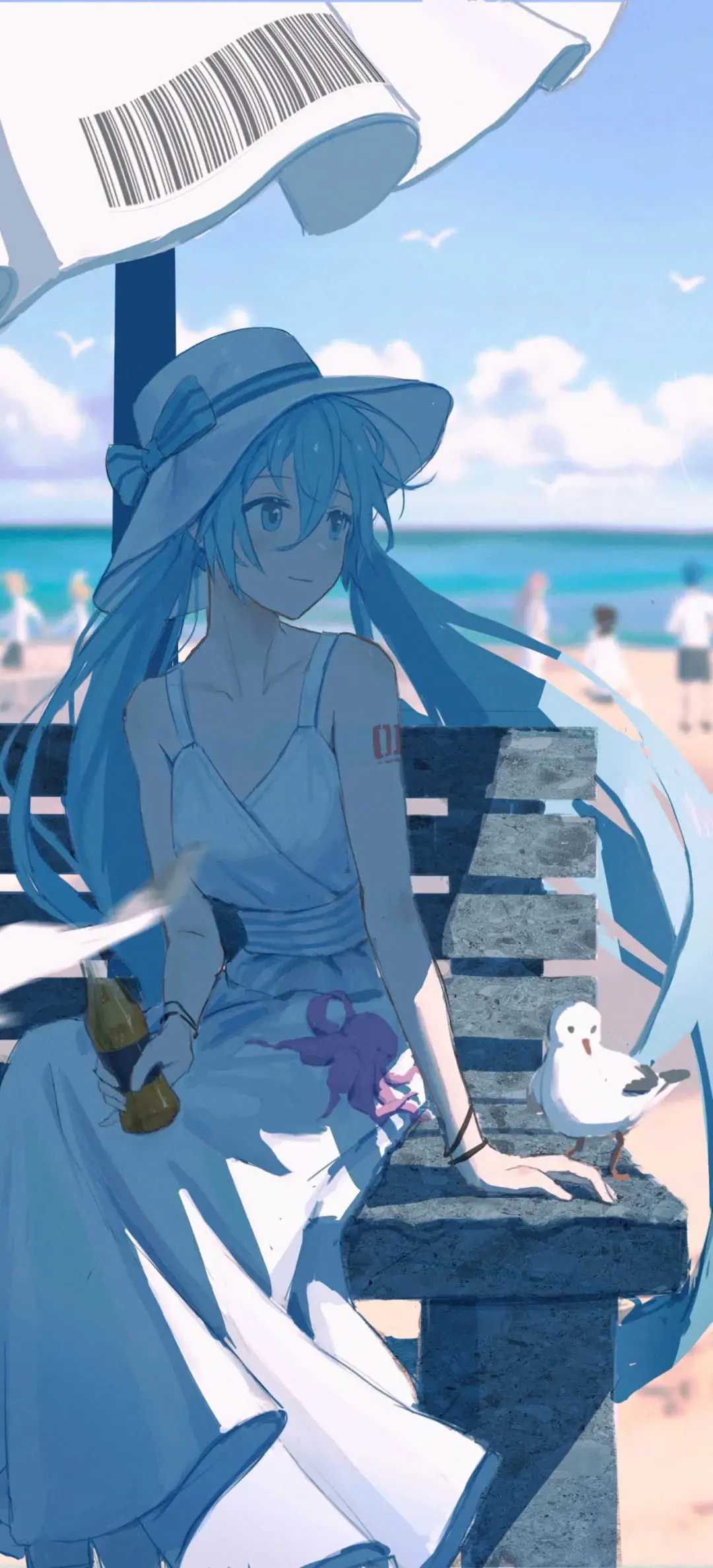 【动漫壁纸】EVA 明日香 小猫咪黄豆粉 初音未来 蔚蓝档案 原神 小胡桃 插画美图推荐 手机壁纸-第5张