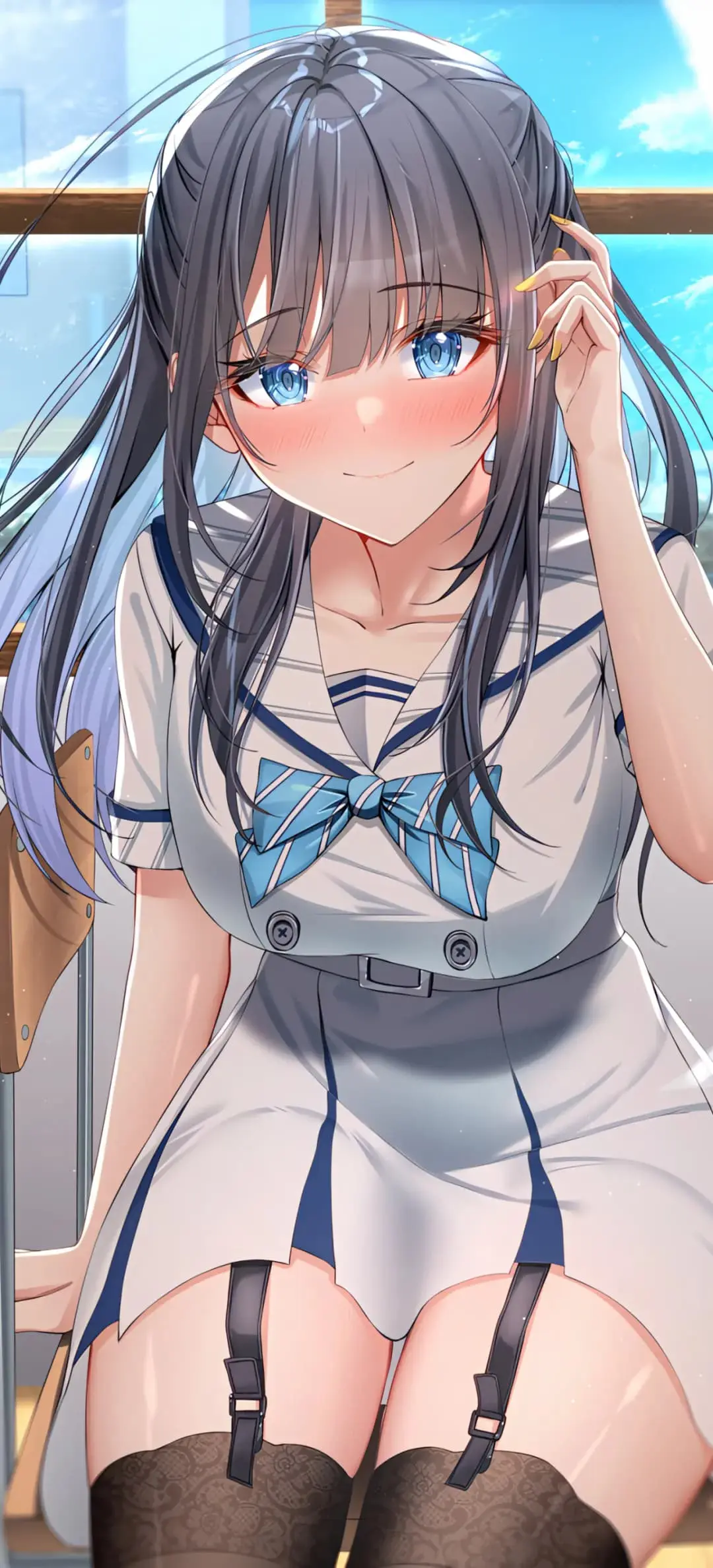 【动漫壁纸】原神 芙宁娜 蔚蓝档案 妃咲 普拉娜 兽耳美少女 雷姆 拉姆 插画美图推荐 手机壁纸-第6张