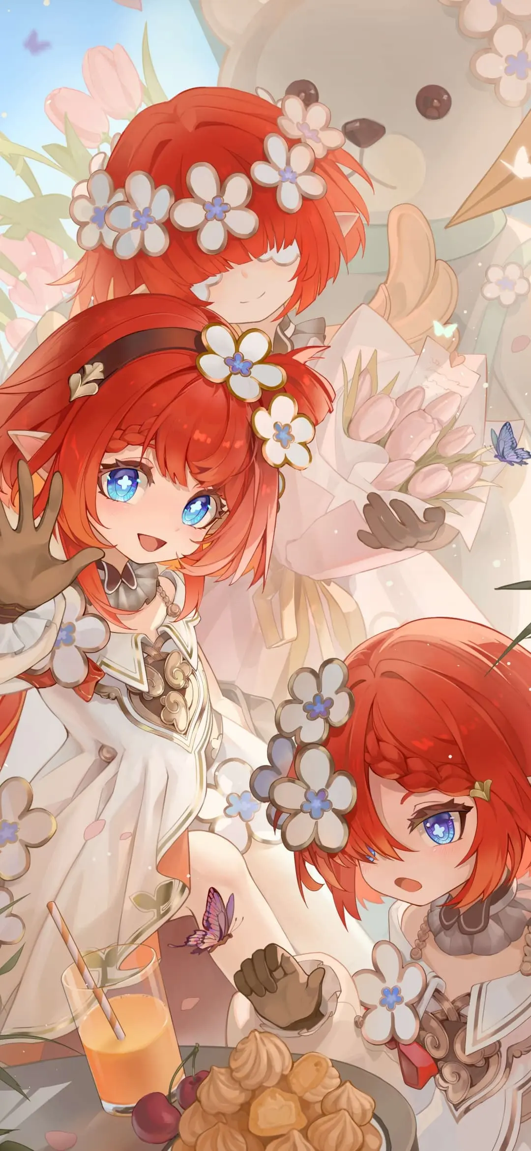 【动漫壁纸】星穹铁道 遐蝶 缇宝 NIKKE：胜利女神 爱丽丝 虚拟主播 常暗永远 蔚蓝档案 空崎ヒナ 插画美图推荐 手机壁纸-第3张